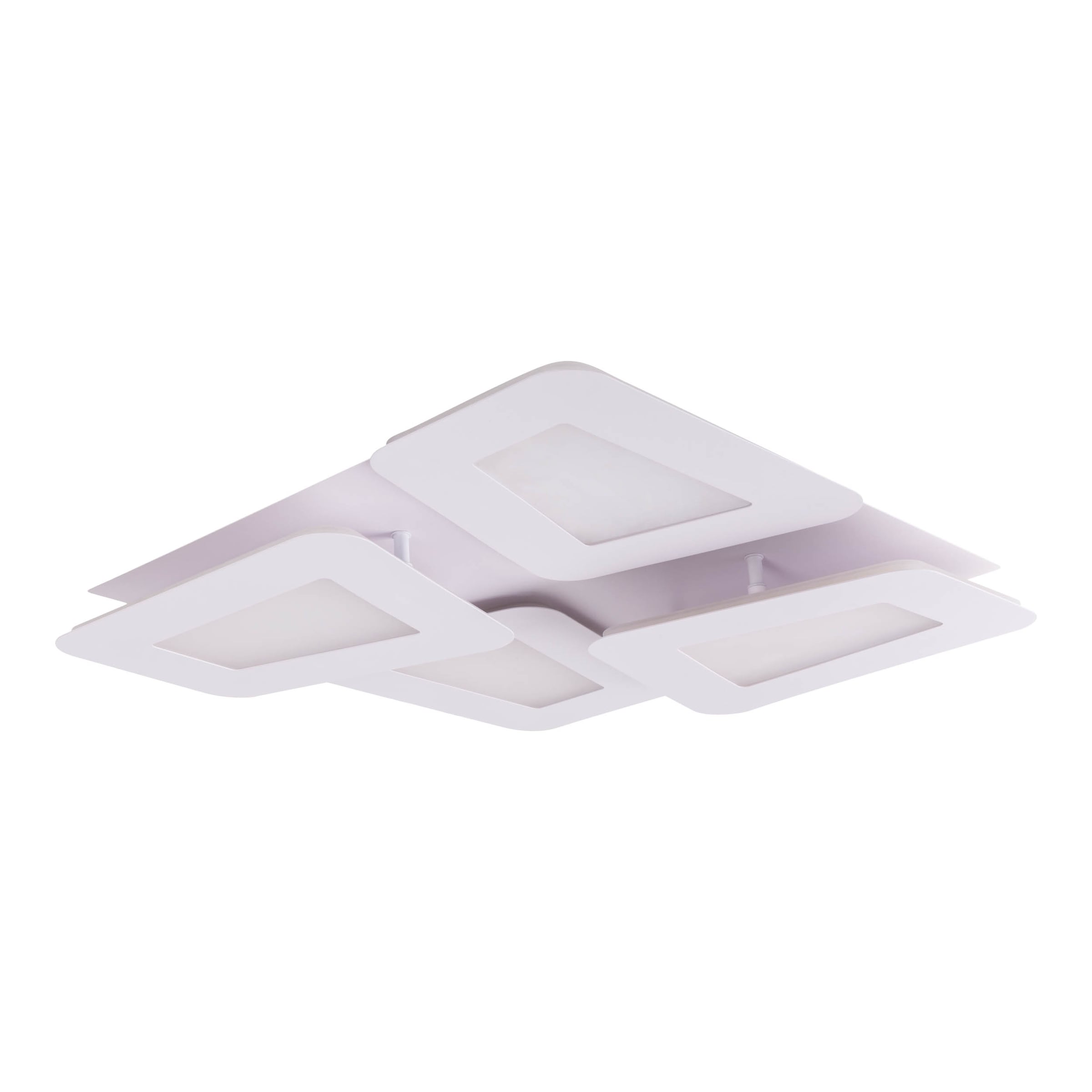 näve LED Deckenleuchte »Simen« LED-Modul 1 Stk. warmweiß - kaltweiß dimmbar, CCT, Memory, Nachtlicht, Fernbedienung, L/B: 48cm, weiß