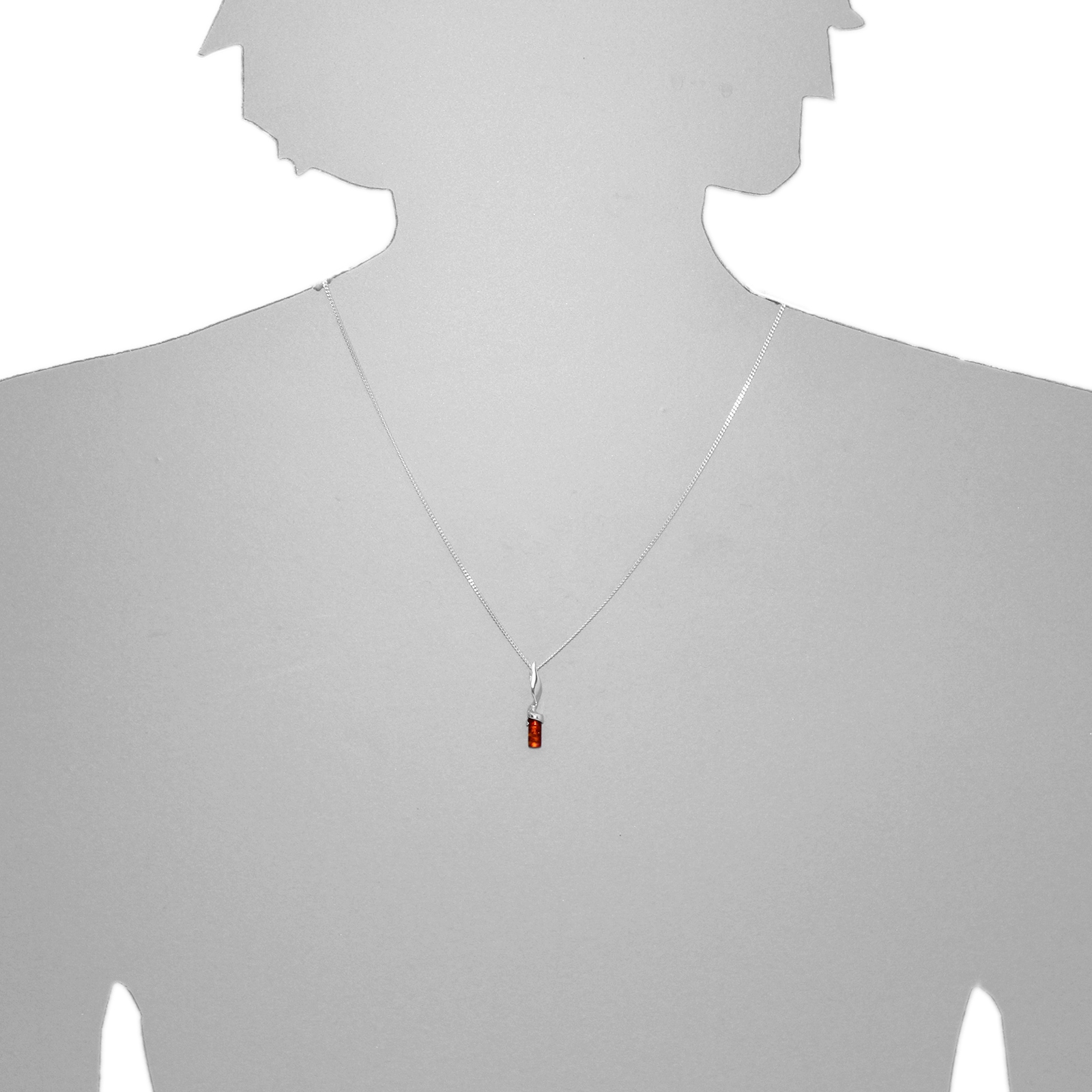 OSTSEE-SCHMUCK Kettenanhänger »- Ella - Silber 925/000 - Bernstein«