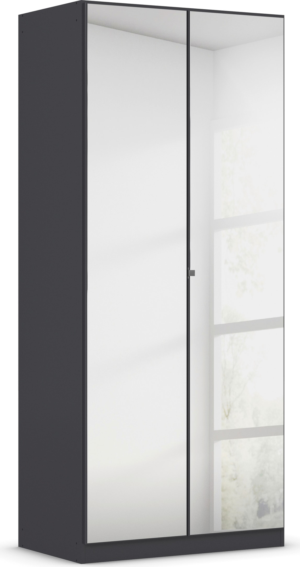rauch Drehtürenschrank »Reflect«, mit Spiegelfront, inkl. praktischer Inneneinteilung