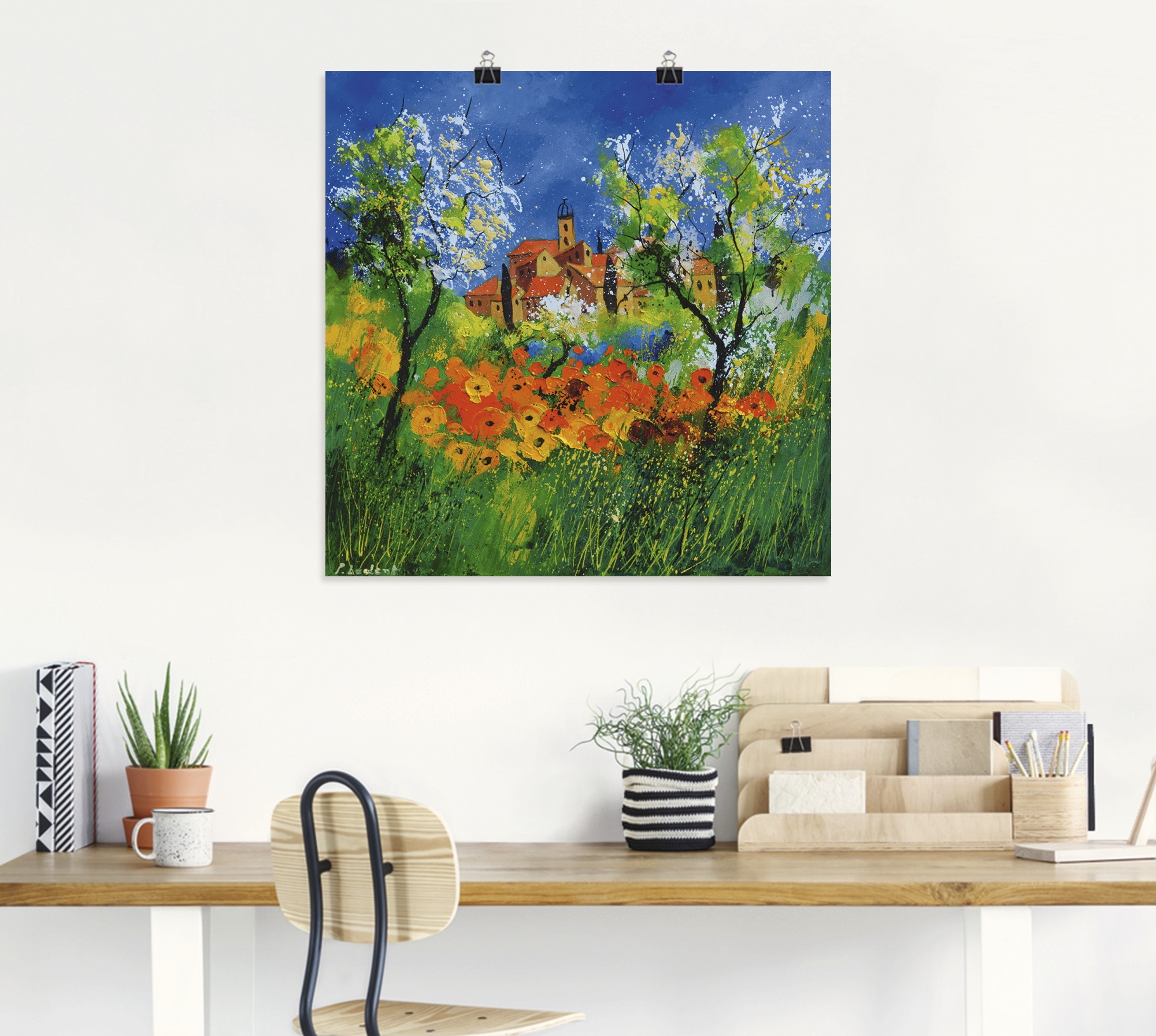 Artland Wandbild »Provence«, Garten, (1 St.), als Alubild, Leinwandbild, Wandaufkleber oder Poster in versch. Größen