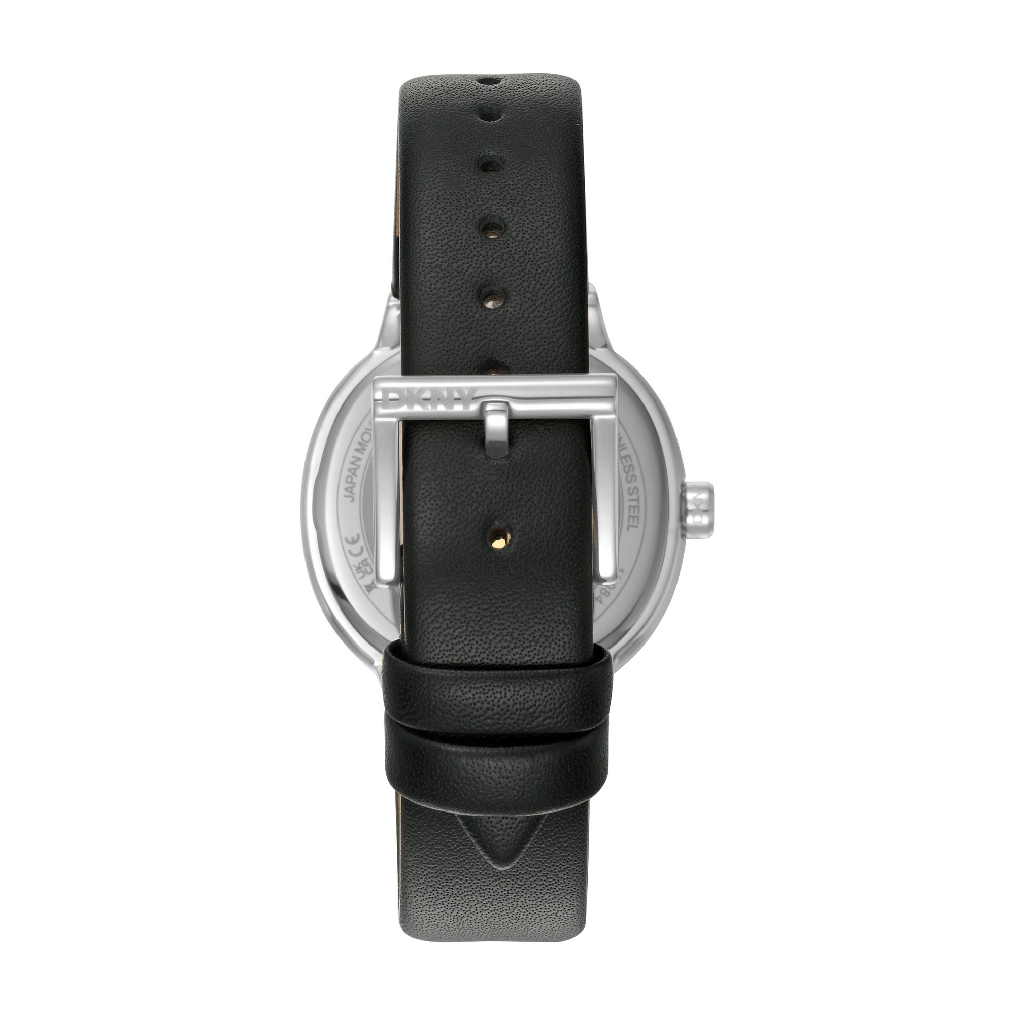 DKNY Quarzuhr »Evening« Armbanduhr, Damenuhr, Lederarmband, analog, Tag