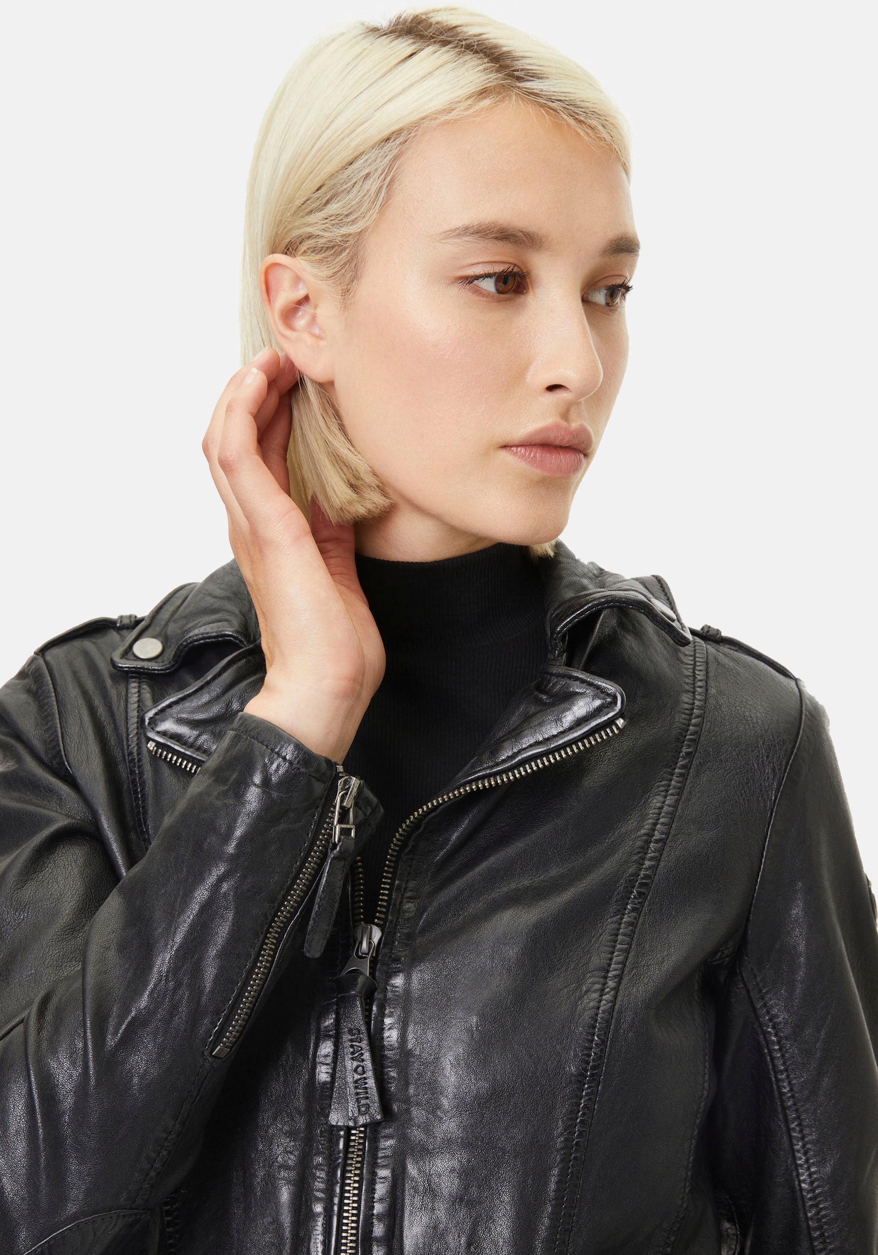 Mauritius Lederjacke »GWYelli«