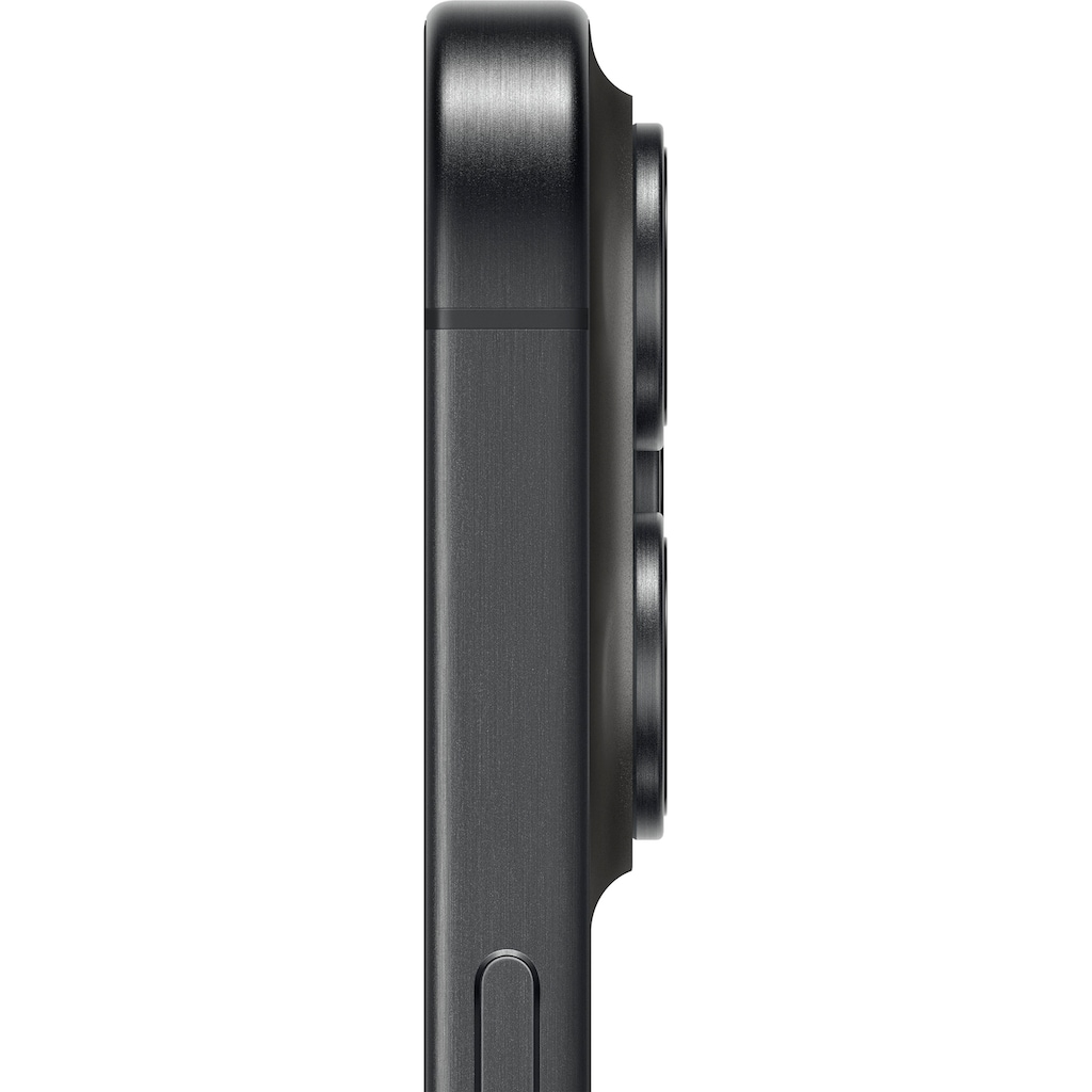 Apple Smartphone »iPhone 15 Pro 256GB«, black titanium, 15,5 cm/6,1 Zoll, 256 GB Speicherplatz, 48 MP Kamera