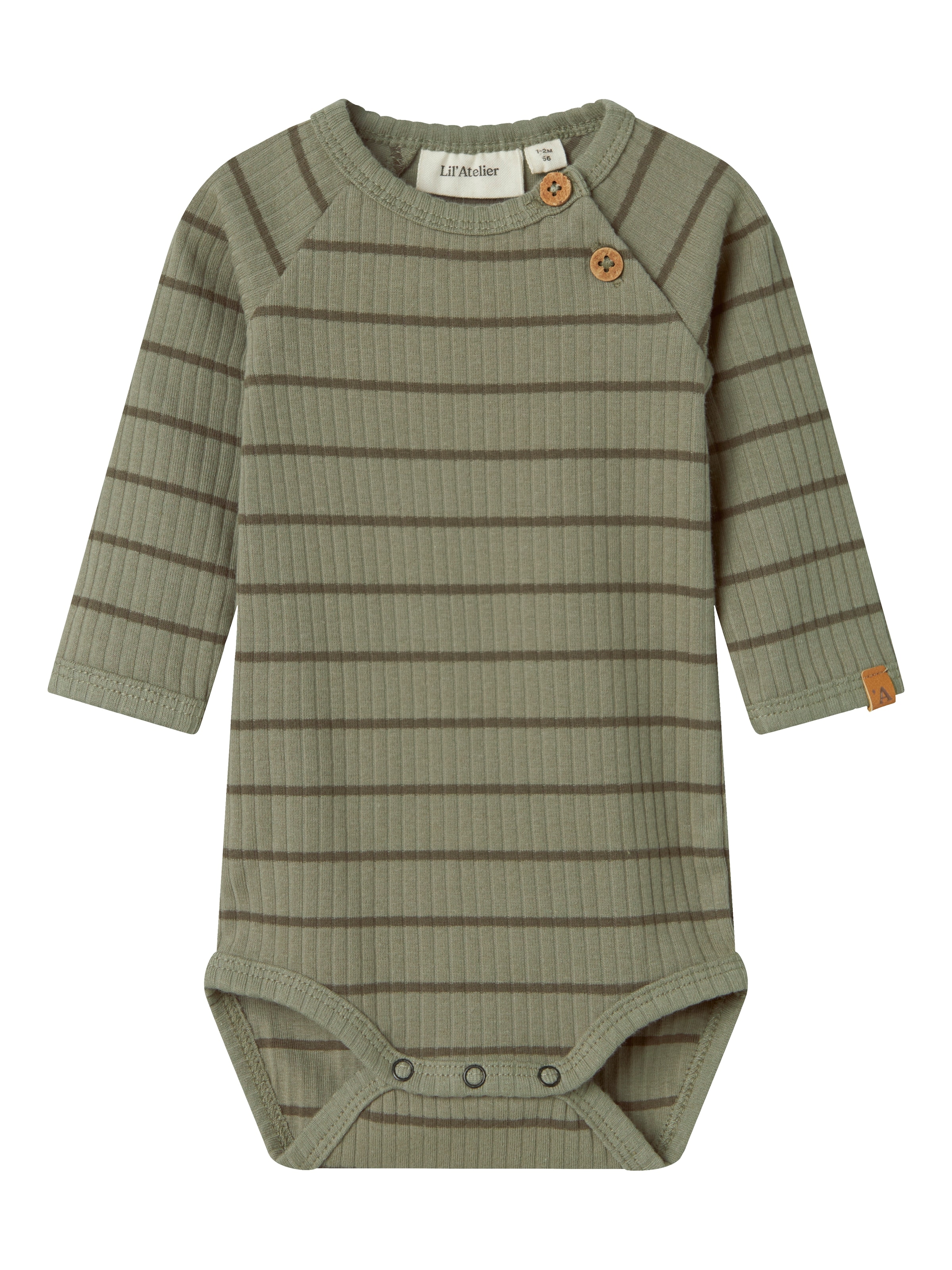 Lil' Atelier Langarmbody »NBMKAIL LS SLIM BODY LIL NOOS« Baumwollmischung