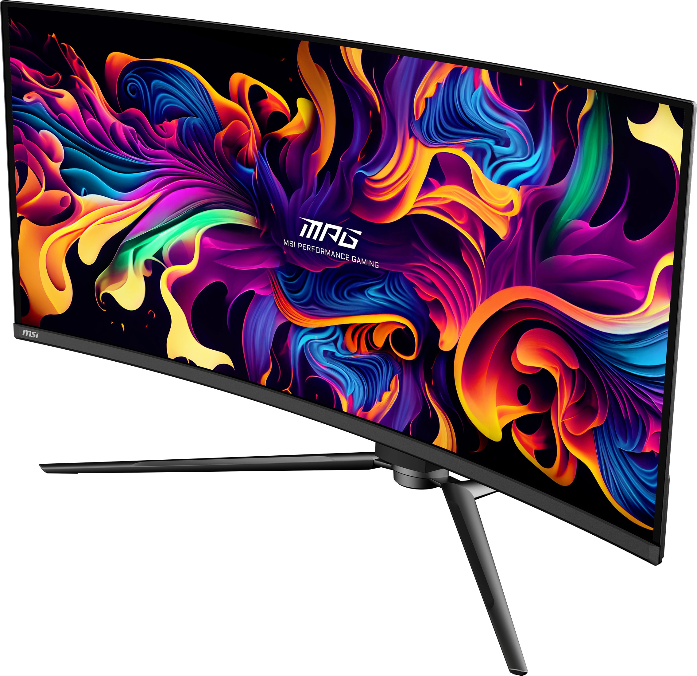 MSI Curved-Gaming-OLED-Monitor »MPG 341CQPX QD-OLED«, 86,8 cm/34 Zoll, 3440 x 1440 px, UWQHD, 0,03 ms Reaktionszeit, 240 Hz, 3 Jahre Herstellergarantie, höhenverstellbar, USB-C