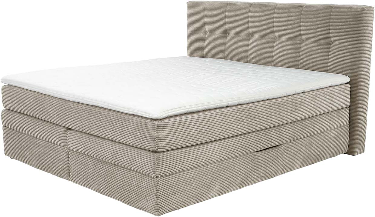 Jockenhöfer Gruppe Boxspringbett »Amy«, mit Bettkasten und Kaltschaum-Topper, erhältlich in 140 & 180cm Breite