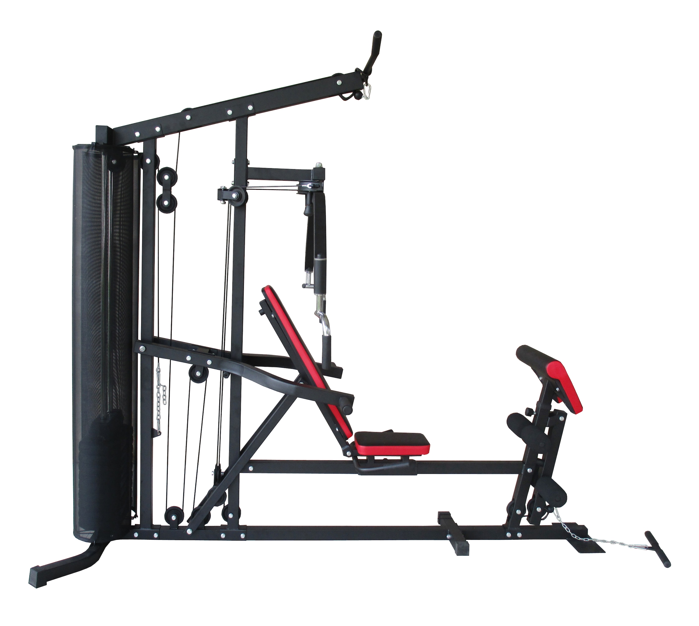 MOTIVE FITNESS by U.N.O. Kraftstation »Multi-Gym Competition«, 10 Gewichtsblöcke, (Butterflystange, Latzug, Ruderfunktion und mehr), multifunktionale Fitnessstation, max. Trainingsgewicht 45 kg