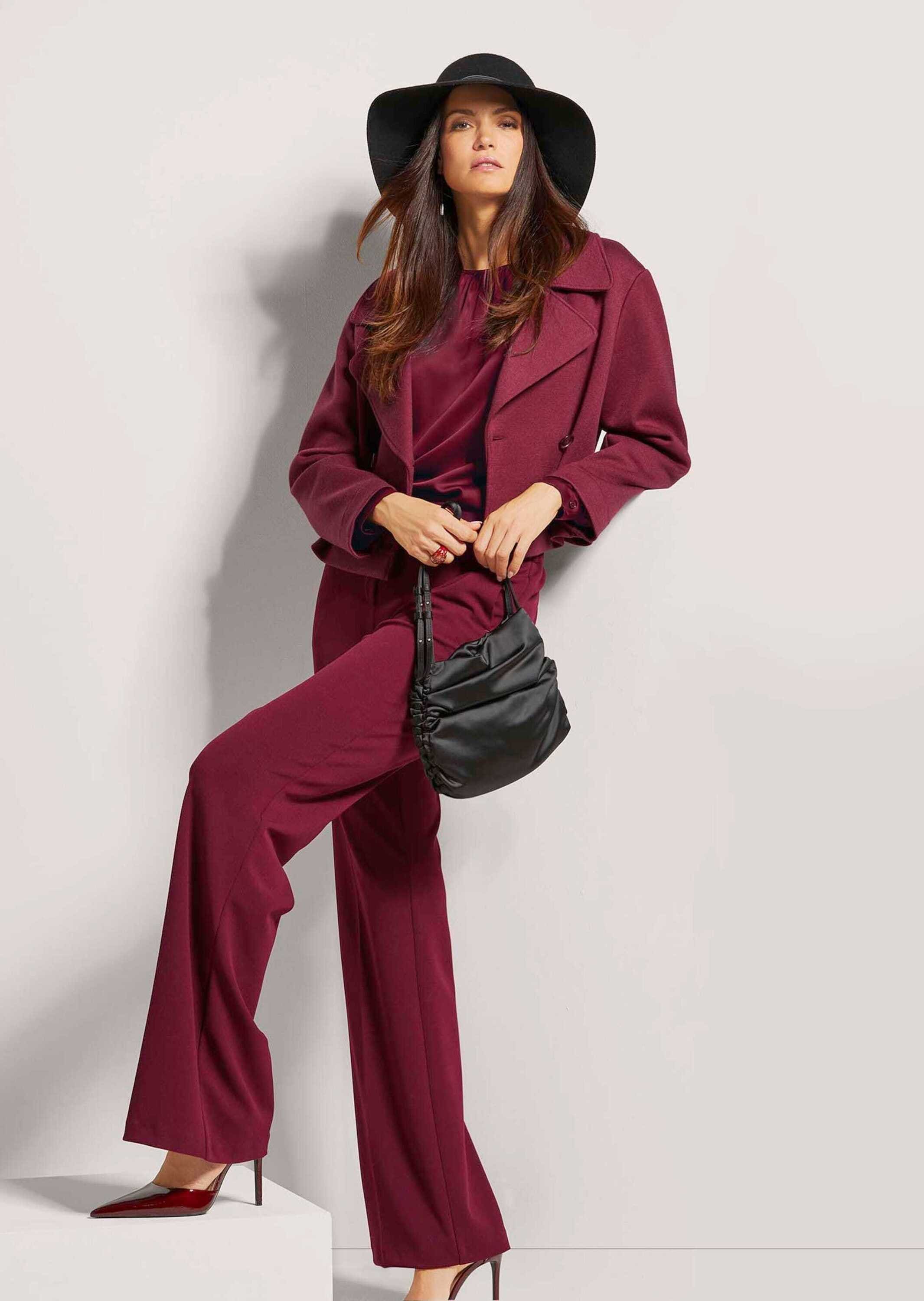 MADELEINE Jerseyblazer »Blazer Zweireihiger Kurzblazer mit Revers«