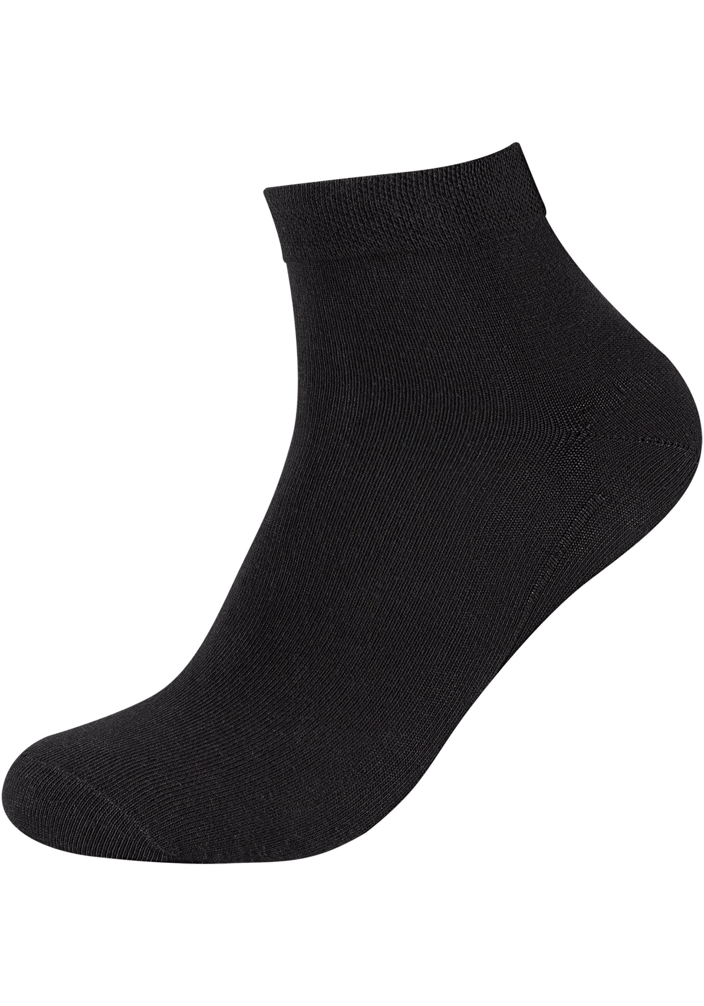 Camano Kurzsocken »ca-soft«, (4 Paar), mit weichen Komfortbündchen
