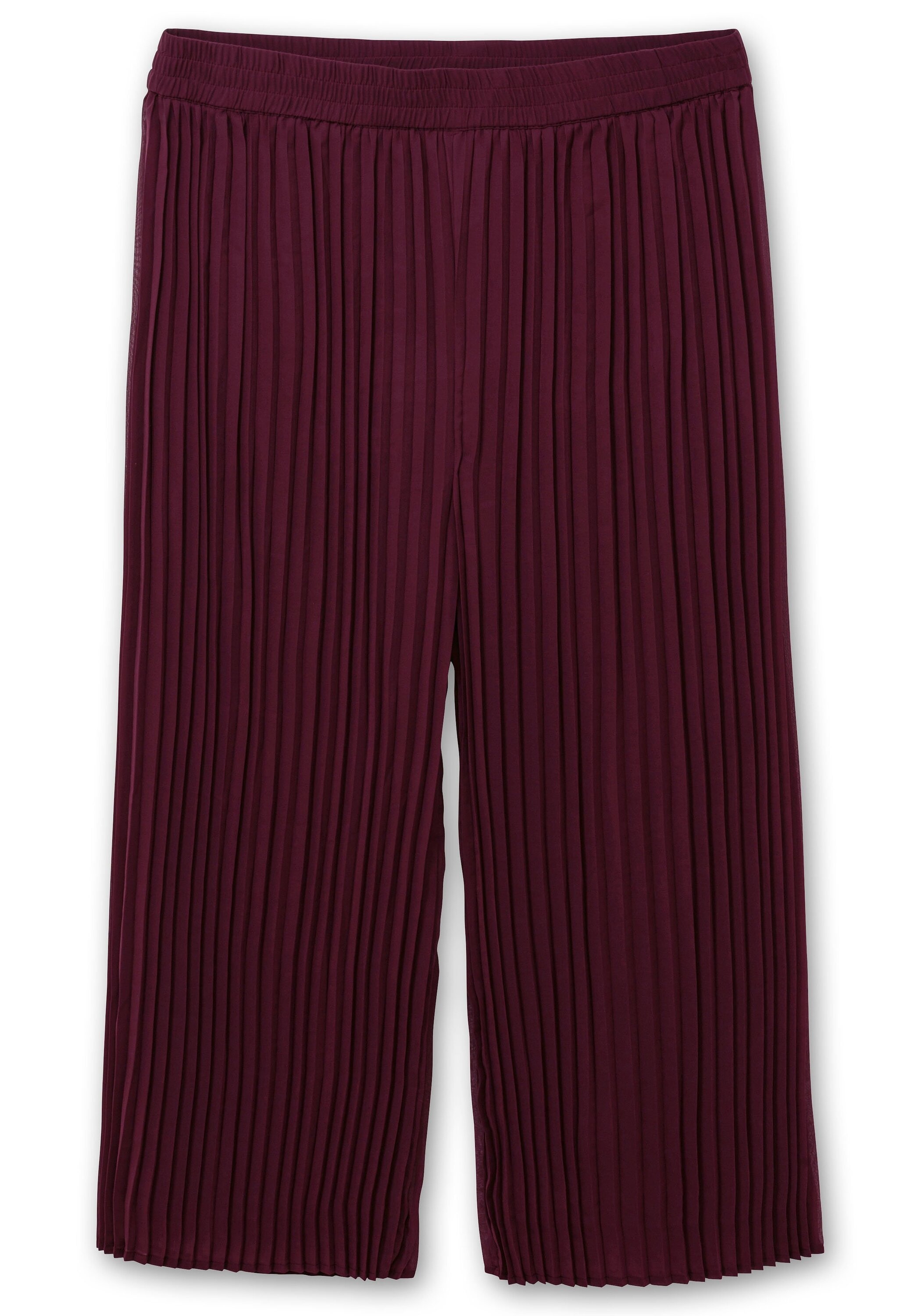 Sheego 7/8-Hose »Weite Plisseehose mit Plissee-Falten und Stretchbund«