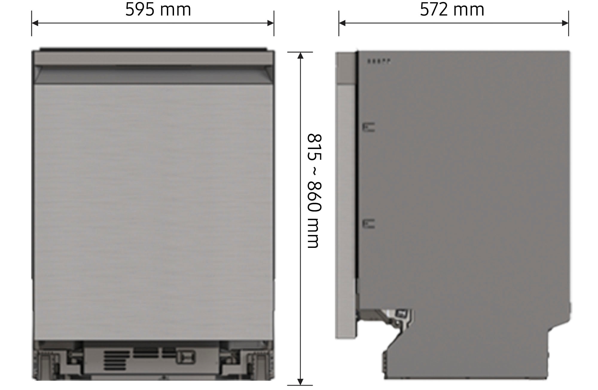 Samsung Unterbaugeschirrspüler »DW60BG750USLET«, 14 Maßgedecke