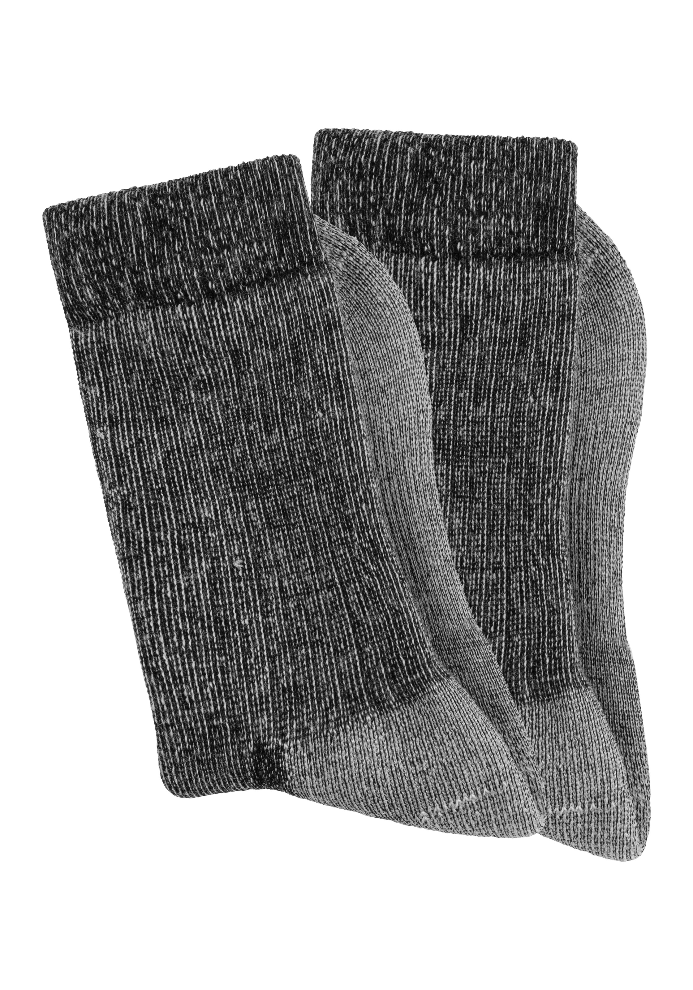 Bench. Wandersocken, (Packung, 2 Paar), Wollsocken aus flauschigem Material mit 65% Wolle