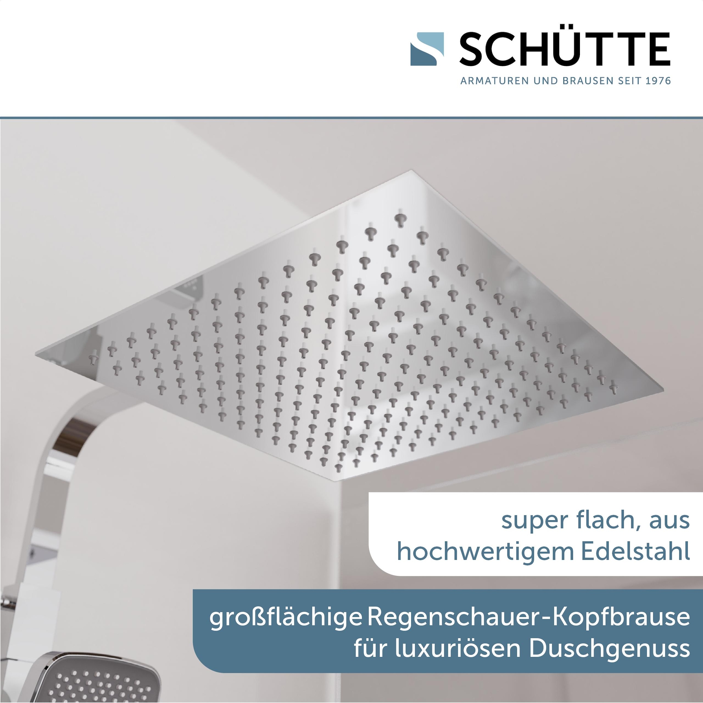 Schütte Brausegarnitur »OCEAN«, Sicherheitssperre, höhenverstellb., inkl. Glasablage, Antikalk