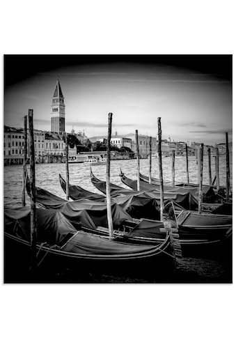 Glasbild »Venedig Canal Grande & Markusturm II«, Italien, (1 St.)