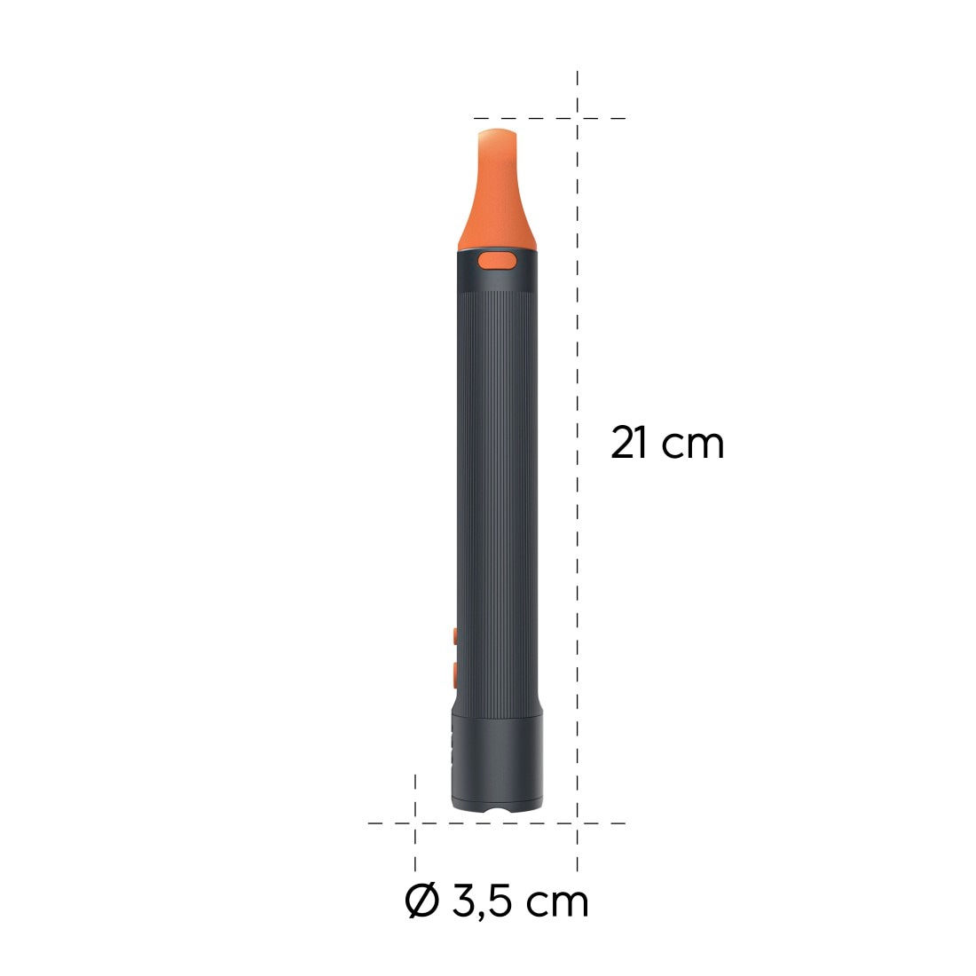 Hama LED Taschenlampe »LED-Taschenlampe, Batterien, stoßfest, Alu, 4 Modi + SOS, Zoom« stromsparend, Schutz vor Spritzwasser, robust