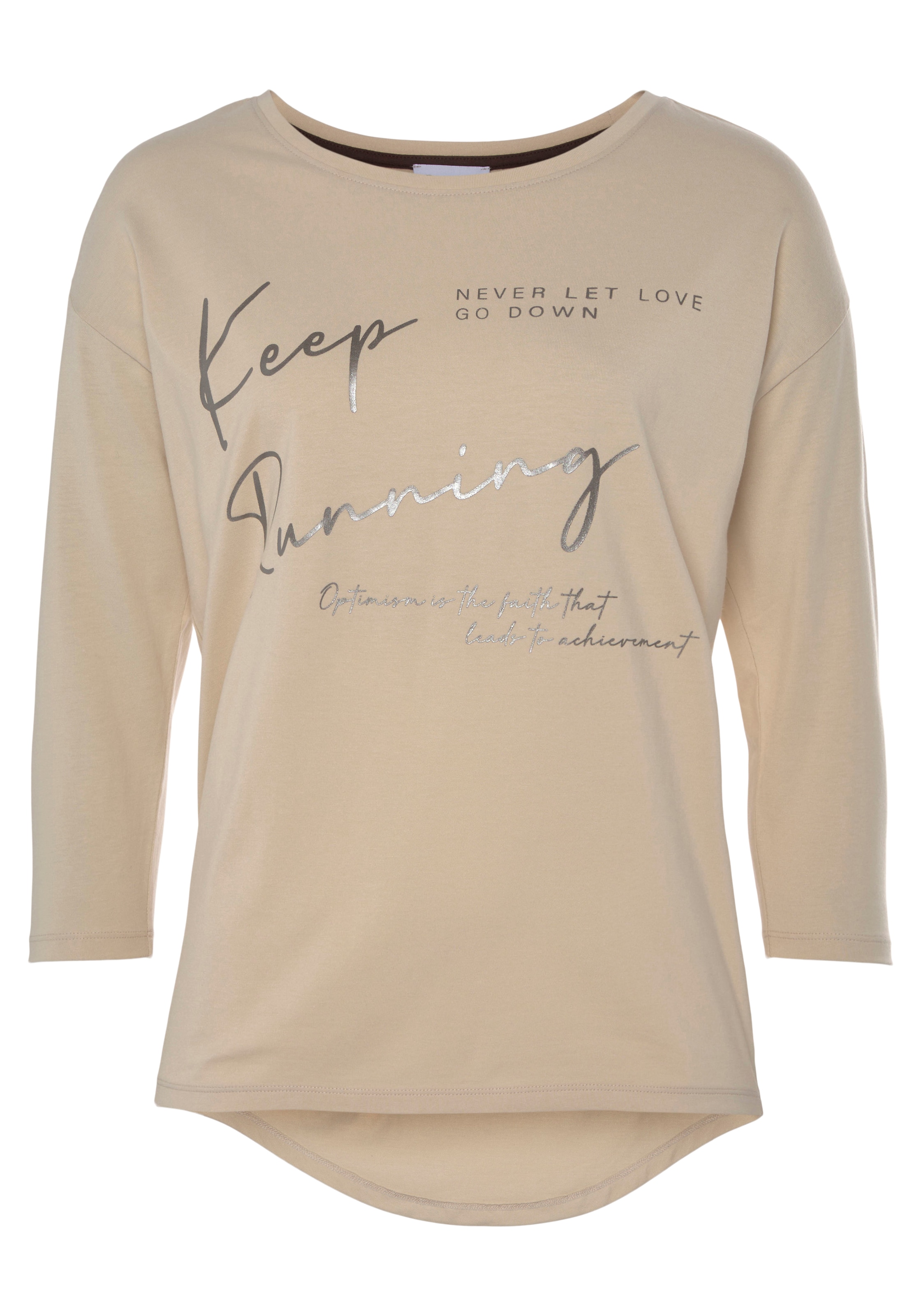Boysen's 3/4-Arm-Shirt, mit liebevollem Wording-Print - NEUE KOLLEKTION