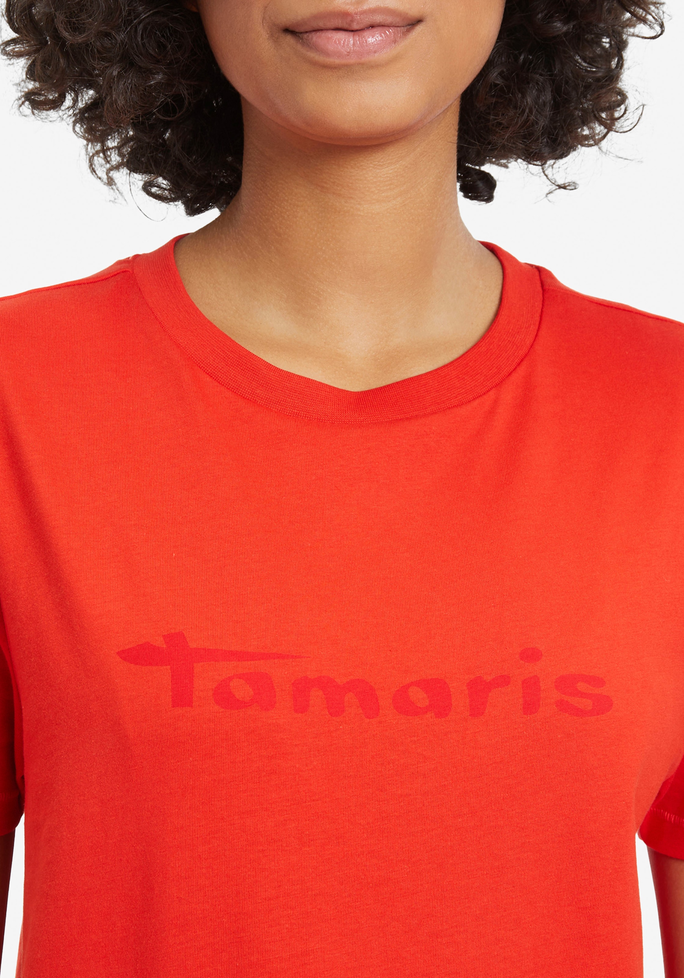 Tamaris T-Shirt, mit Rundhalsausschnitt - | bestellen NEUE KOLLEKTION online UNIVERSAL