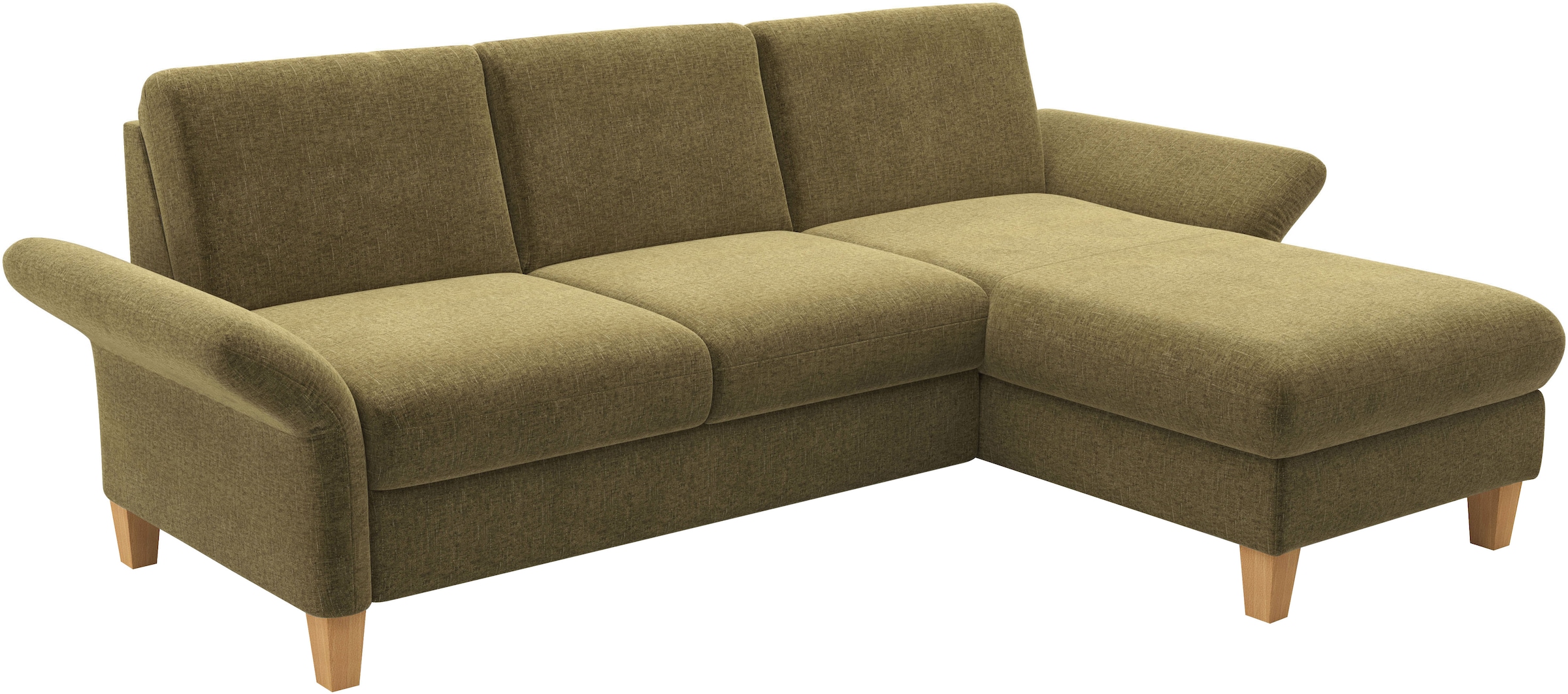 Home affaire Ecksofa »Rochelle, L-Form«, wahlweise mit Armteilverstellung, Bettfunktion und Bettkasten