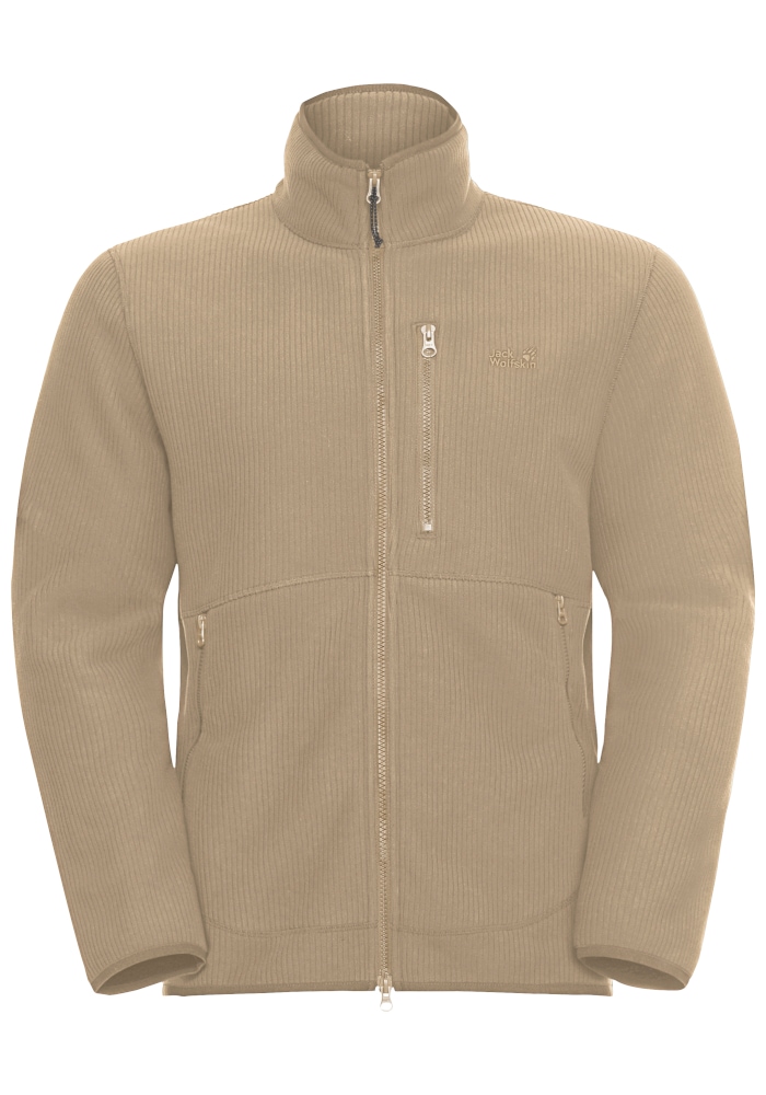 Jack Wolfskin Fleecejacke »LAKE RIDGE JKT M« mit hochschließendem Kragen, winddicht, atmungsaktiv
