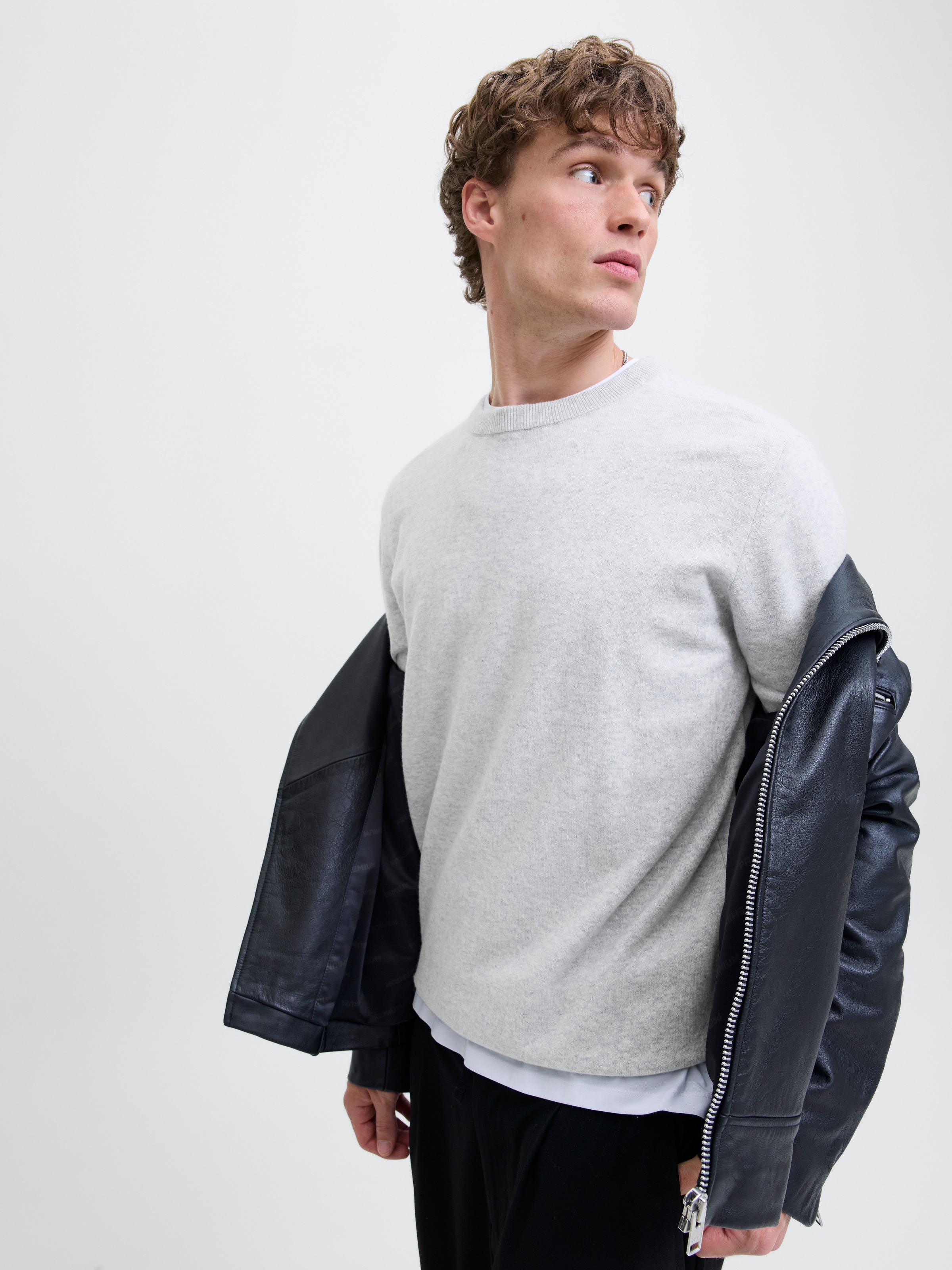 Jack & Jones Strickpullover »JJEPERFECT WOOL KNIT CREW NECK SN«