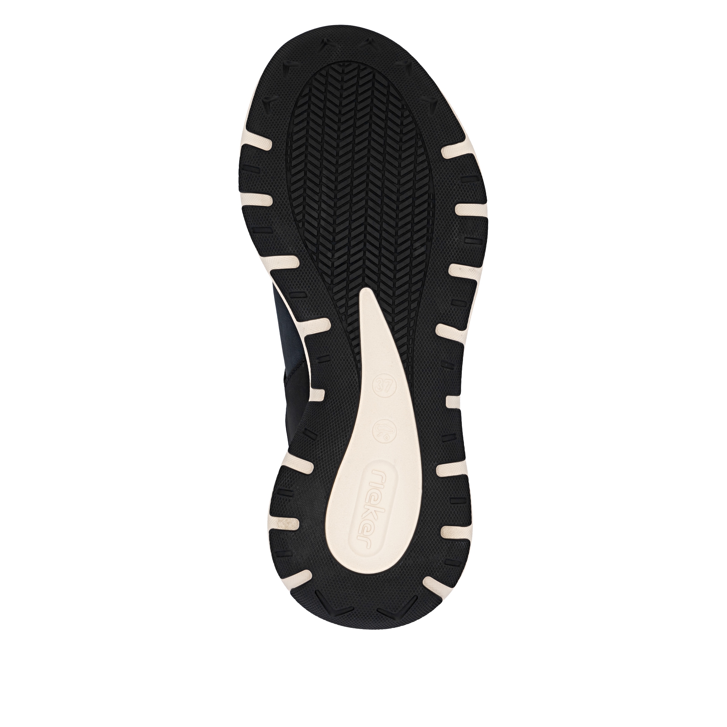 RIEKER Sport Slip-On Sneaker  Schlupfschuh, Freizeitsneaker, Halbschuh mit gepolstertem Schaftrand