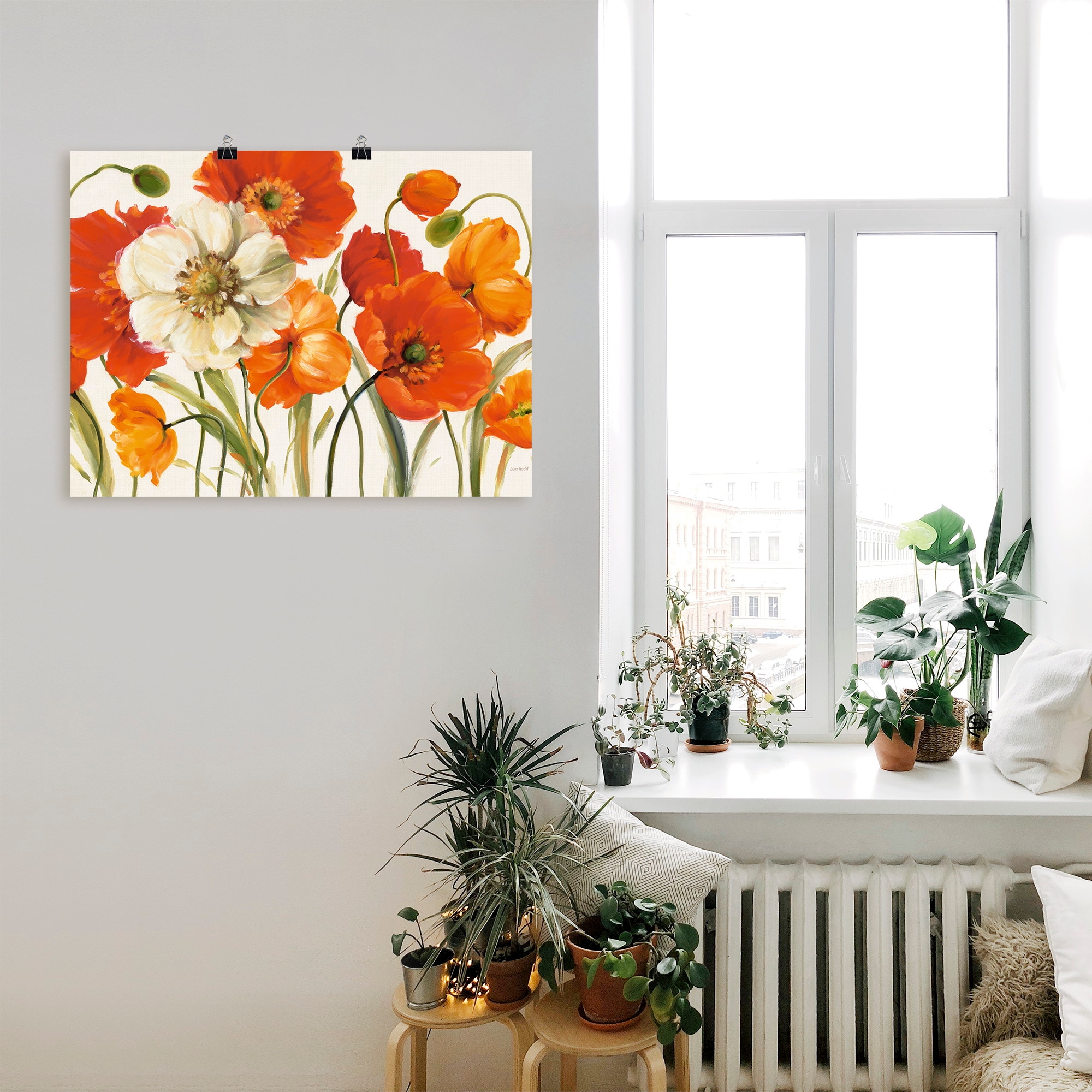 Artland Wandbild »Mohnblumen I« Blumen 1 Stk. tlg. als Leinwandbild, Poster in verschied. Größen