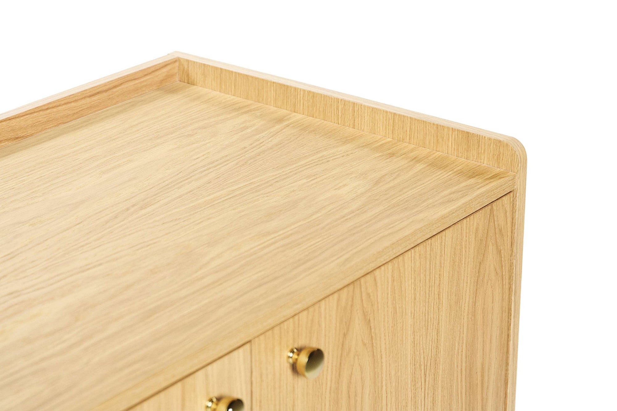 Woodman Kommode »Nice«, Breite 75 cm, 2-türig, mit Echtholzfurnier aus Eiche, FSC®