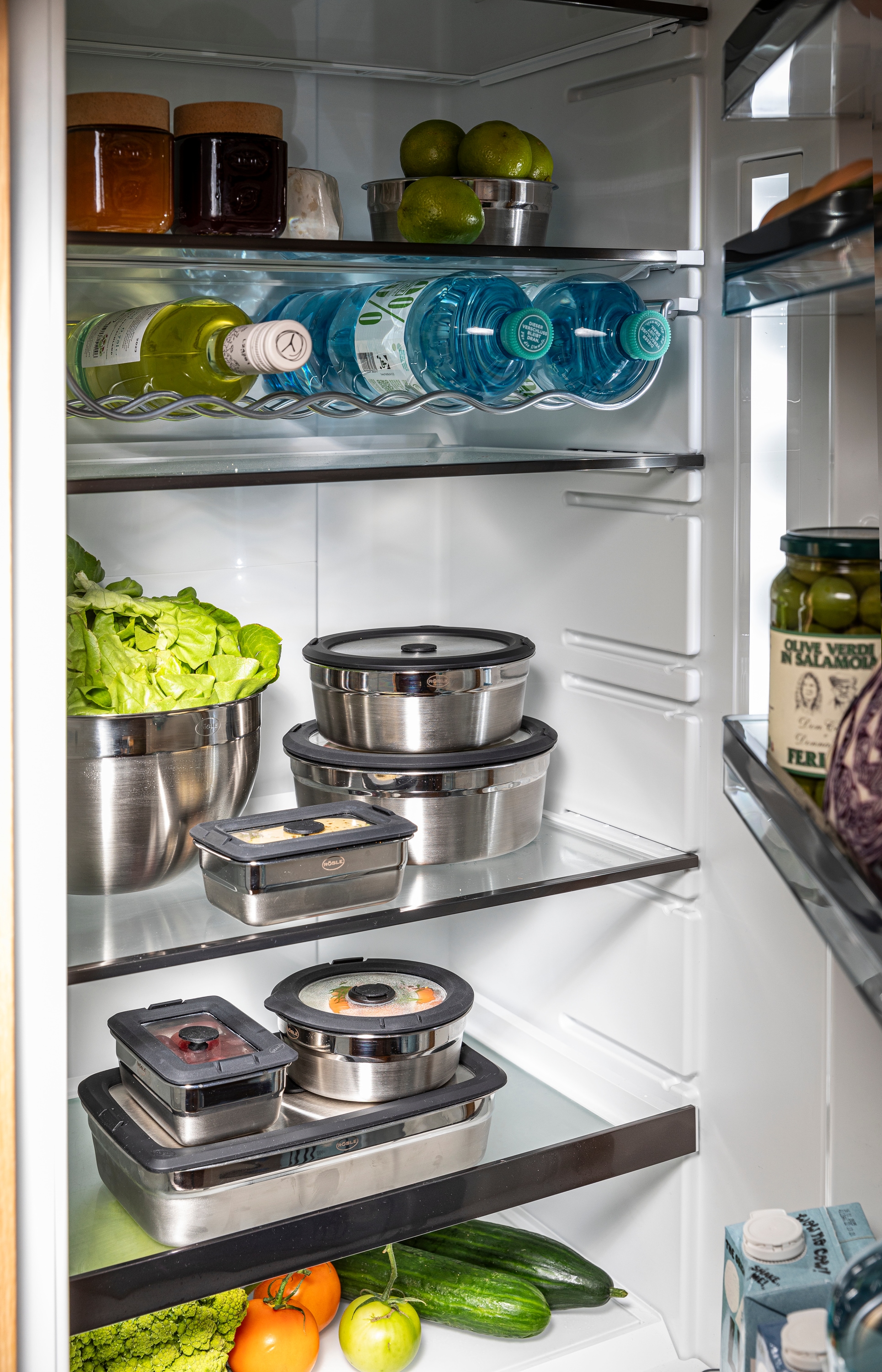 RÖSLE Deckel »Vakuumdeckel FLEXX 2GO 1,0 L eckig mit Clips« Deckel für 1,0 L Dose FLEXX 2GO