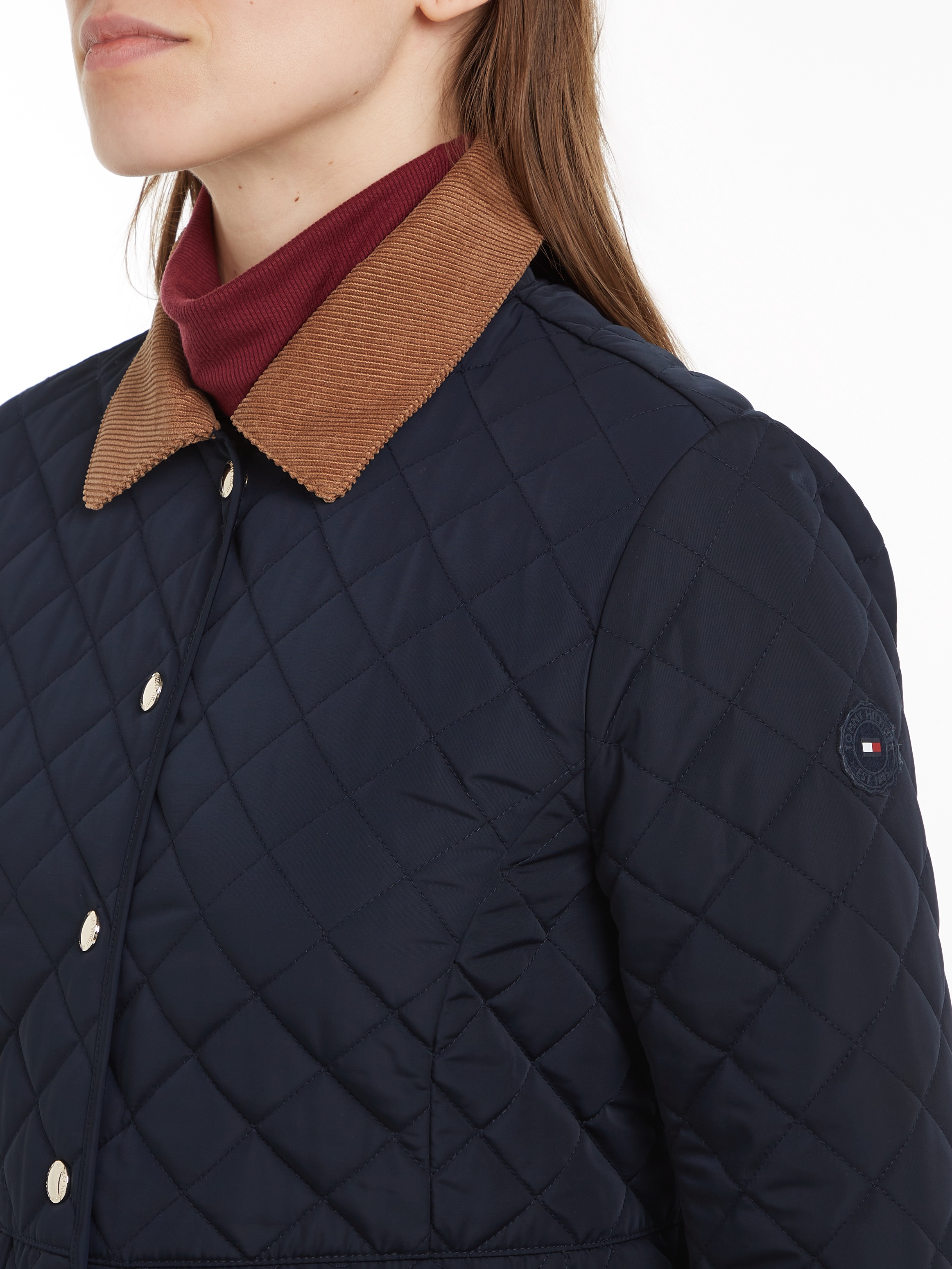 Tommy Hilfiger Steppjacke, mit Logoprägung