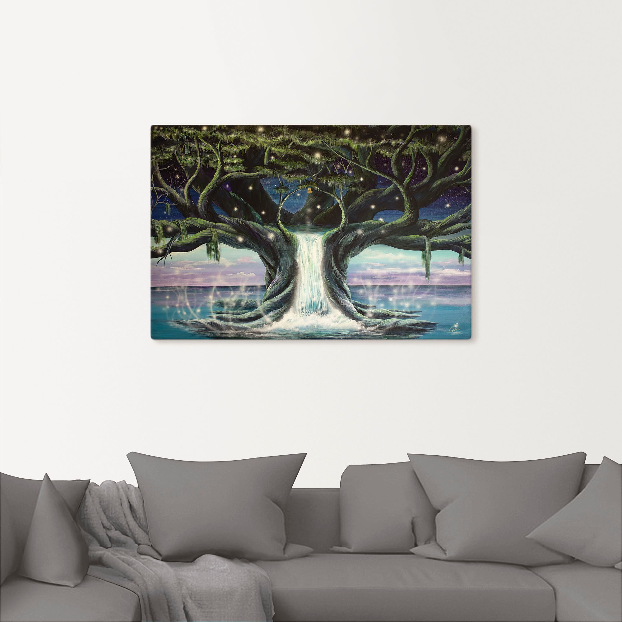 Artland Wandbild »Der Baum Leinwandbild, als der Landschaften, Alubild, in (1 auf Poster kaufen Seelen«, Größen versch. Wandaufkleber Rechnung St.), oder