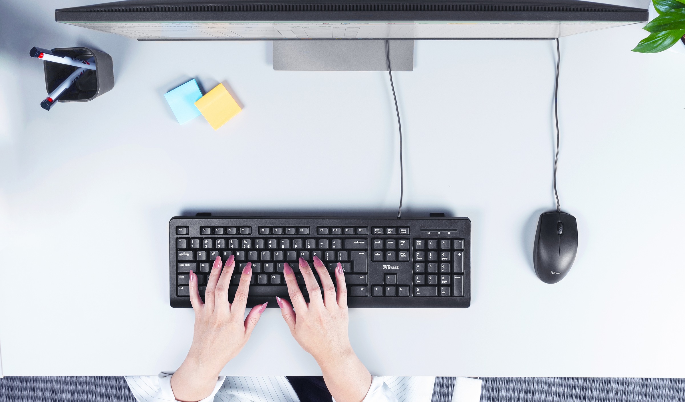 Trust PC-Tastatur »TK-150« (USB-Anschluss | Windows-Sperrtaste | Ziffernblock)