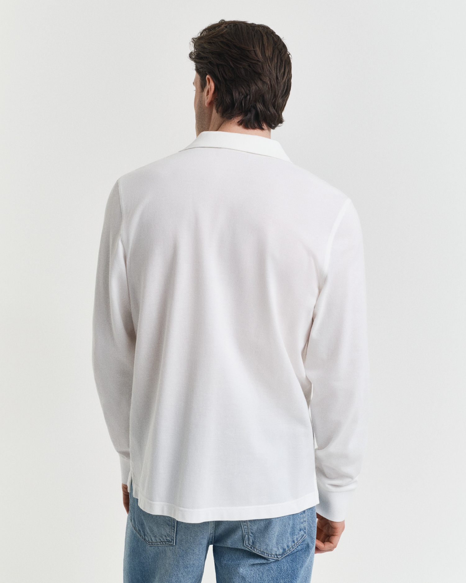 Gant Poloshirt »REG SHIELD LS PIQUE RUGGER«, mit Logotickerei auf der Brust