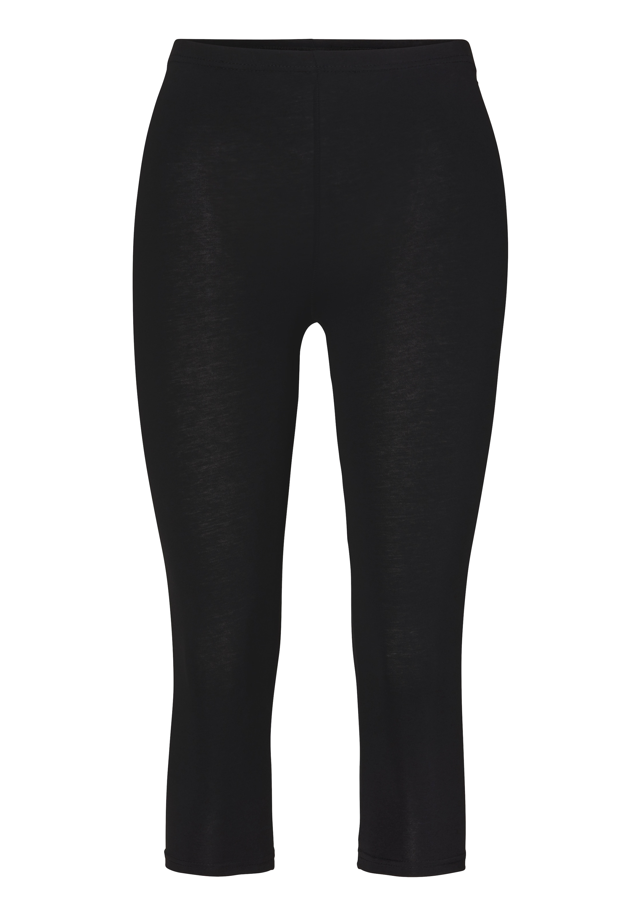 3/4-Leggings, Damen Capri ¾ Legging aus weicher, bequemer Baumwolle. Tragekomfort.