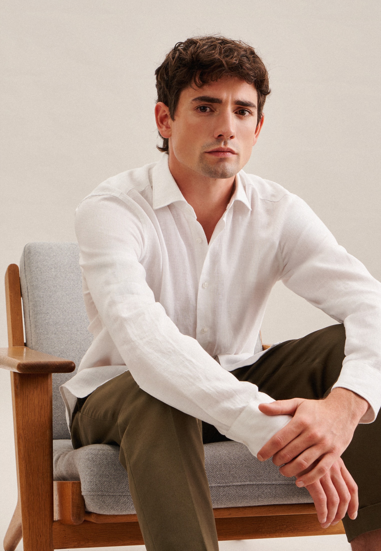 seidensticker Businesshemd »Regular« Regular 1/1 Kentkragen Uni