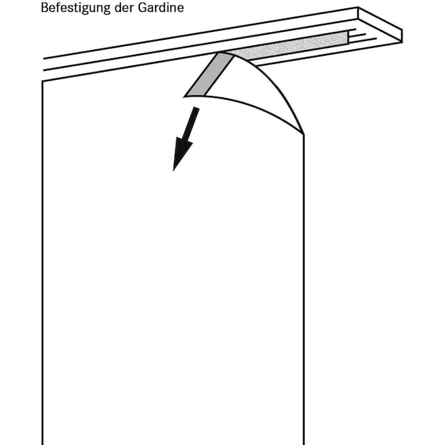 Gerster Schiebegardine »Pius«, (1 St.), HxB: 245x60, Flächenvorhang Uni mit  Befestigungszubehör