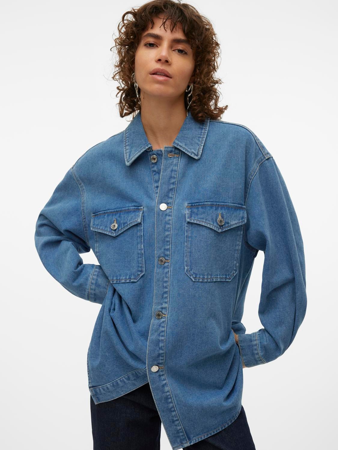 Vero Moda Jeansbluse »VMNAYA OVERSIZED DENIM SHIRT MIX NOOS«