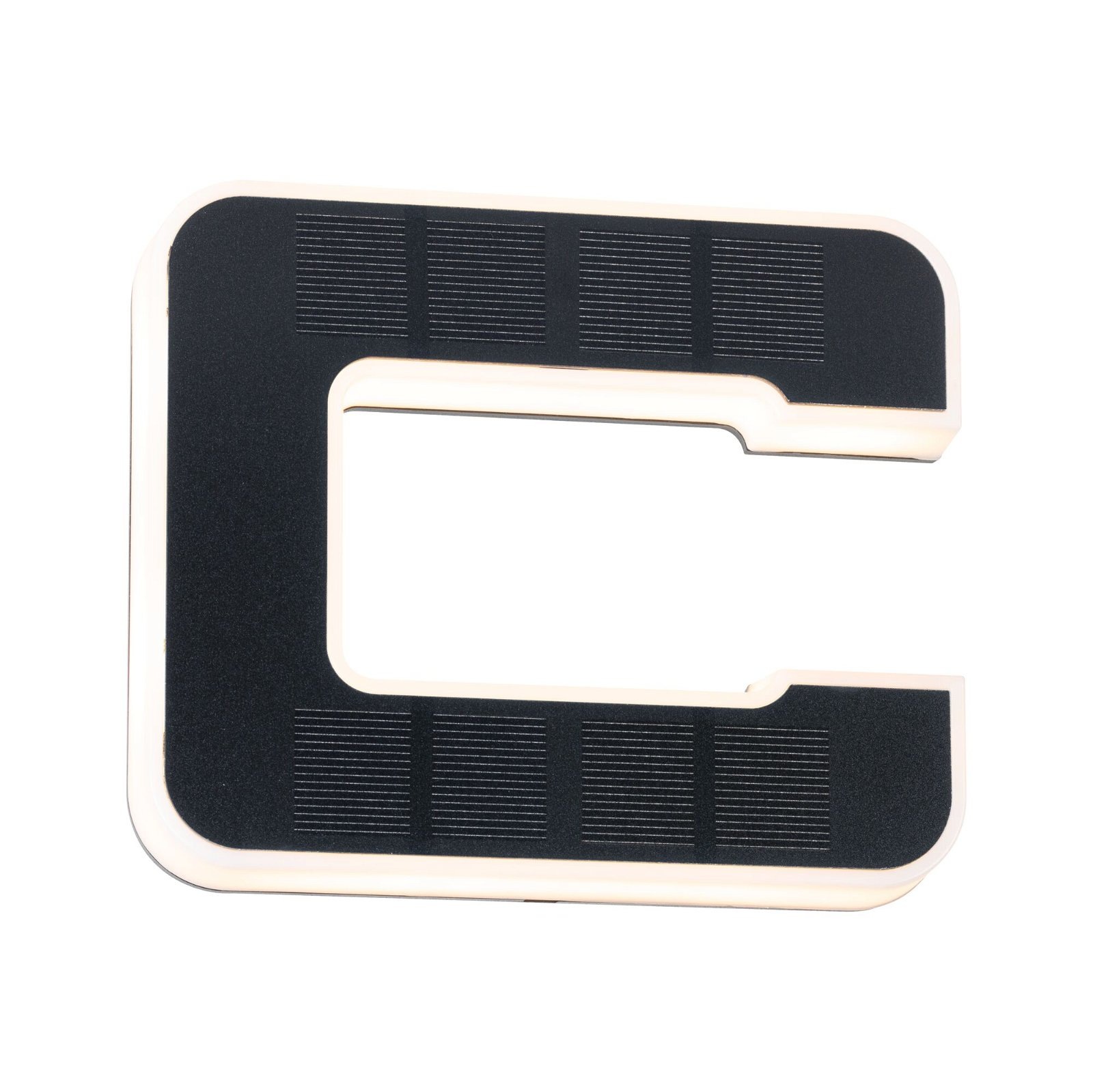 Paulmann LED Außen-Wandleuchte »Solar Hausnummer« LED-Modul 1 Stk. Warmweiß LED-Modul, Hausnummern, Buchstaben wählbar, Akku wechselbar