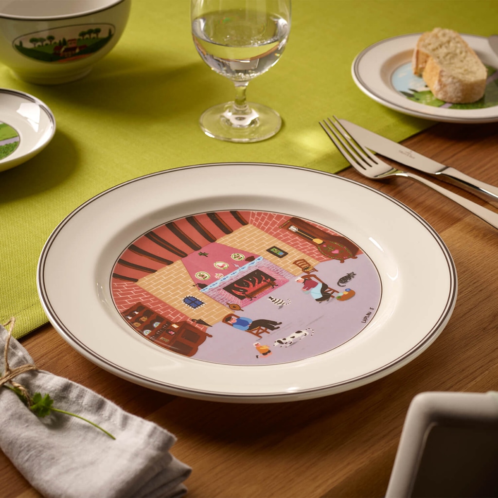 Villeroy & Boch Speiseteller »Speiseteller Kollektion Design Naif ø 27 cm 6er Set bunt«