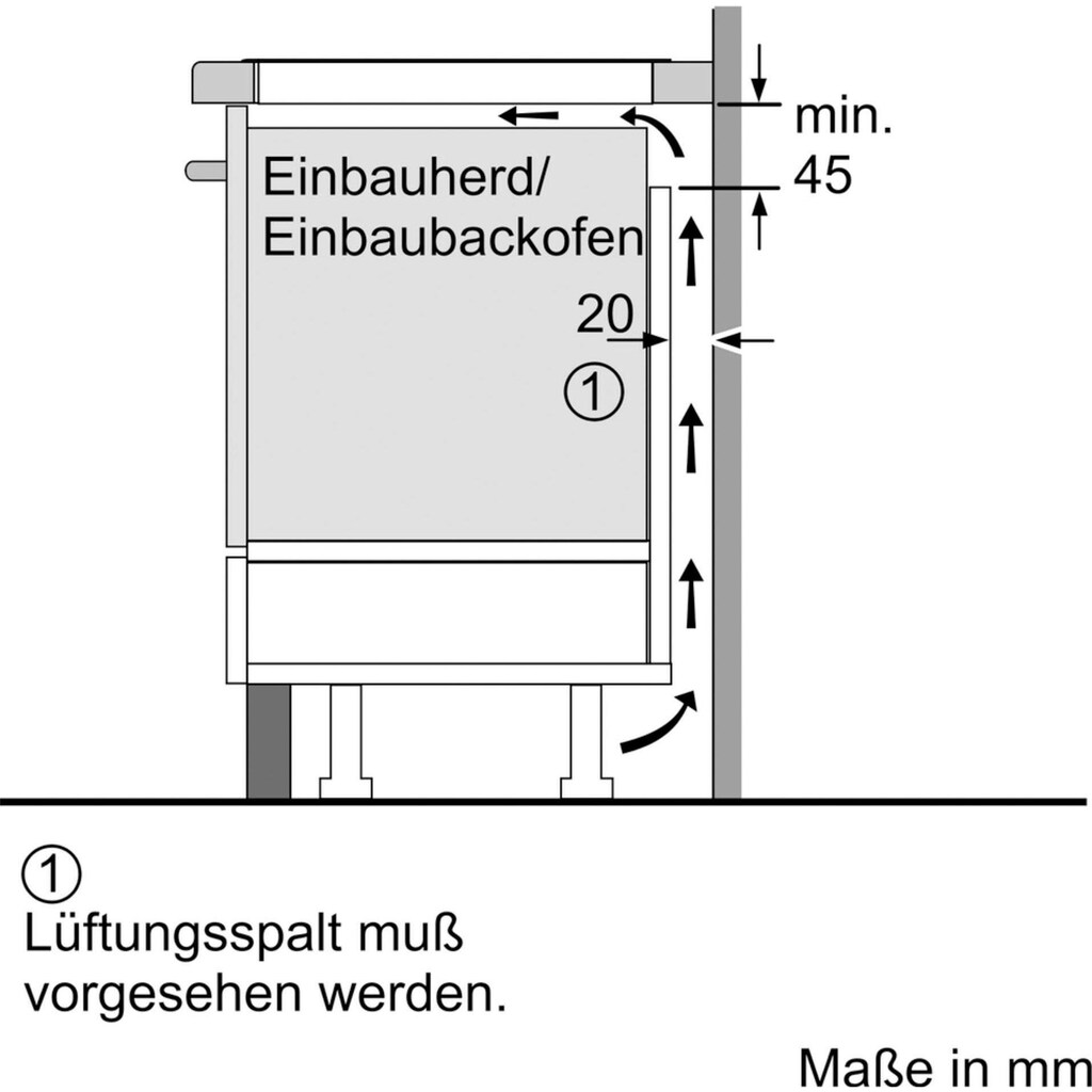 NEFF Backofen-Set »XB38I«, B1CCC0AN0, mit Teleskopauszug nachrüstbar