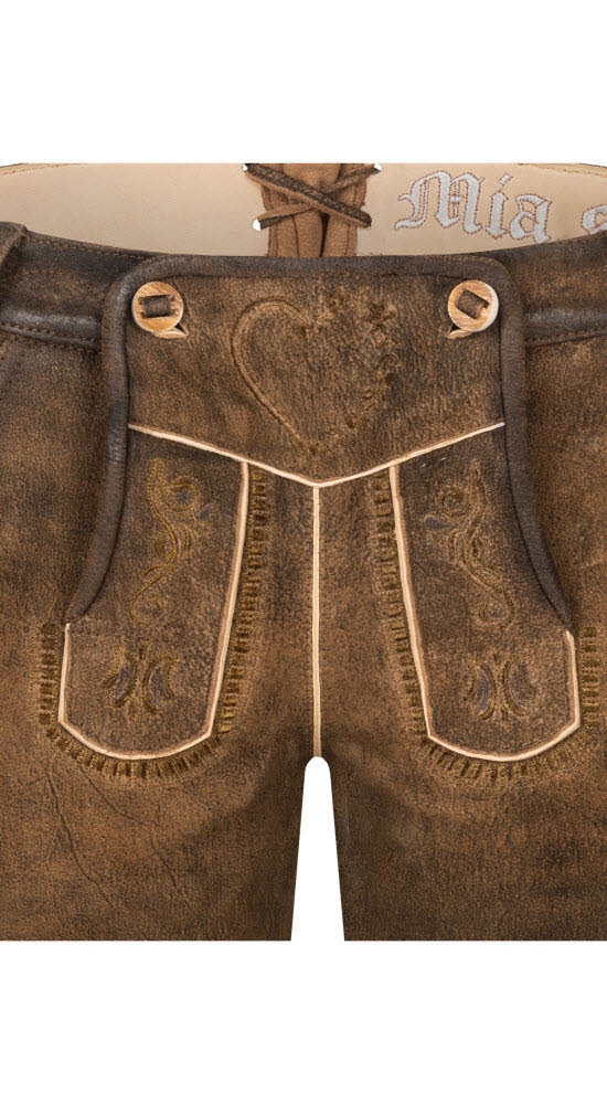 Nübler Trachtenlederhose »Lederhose kurz Tilda«
