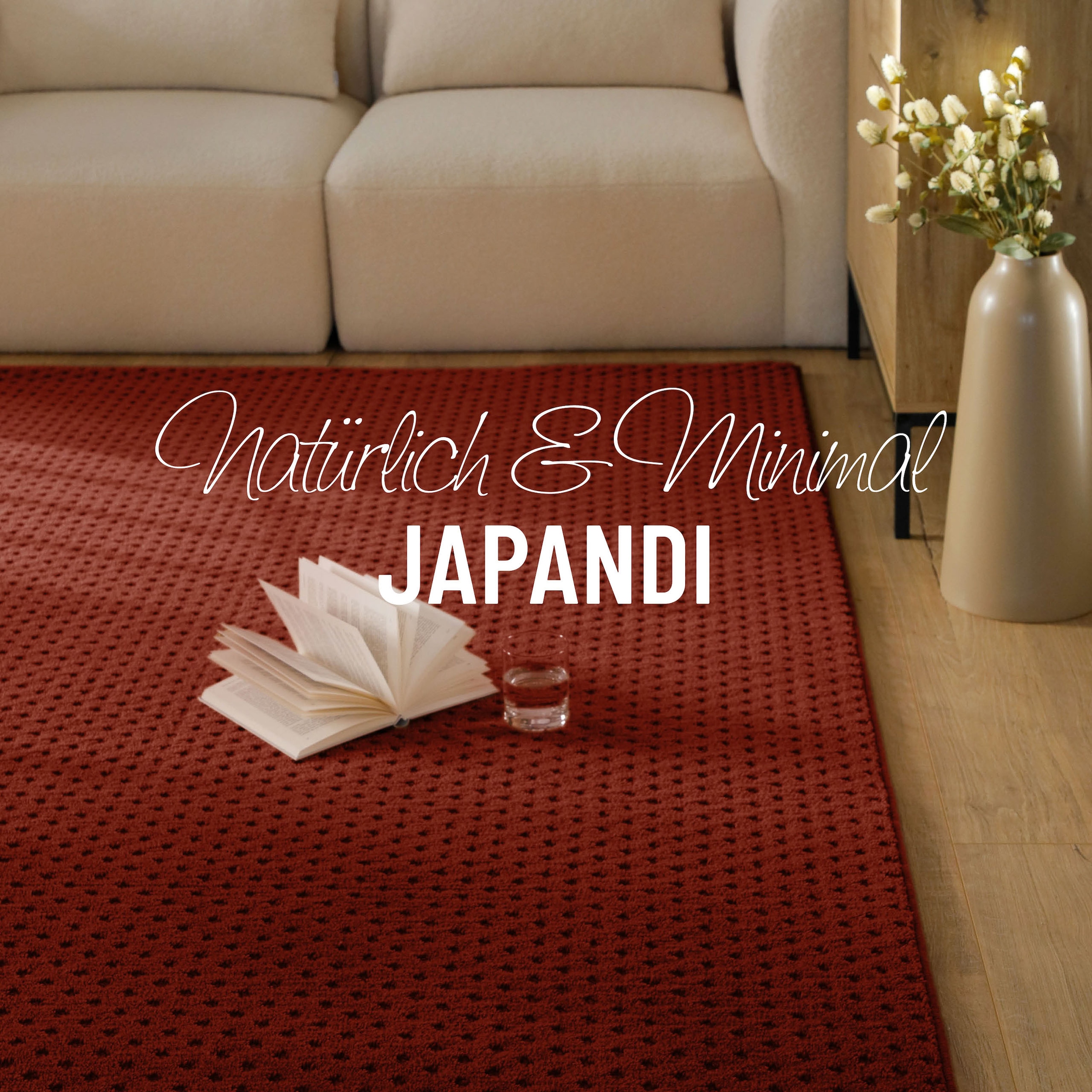 Wecon home Teppich »Castello THREE« rechteckig 7 mm Höhe Schurwolle, Kurzflor mit Hoch-Tief-Effekt, Wohnzimmer, Rautenmuster