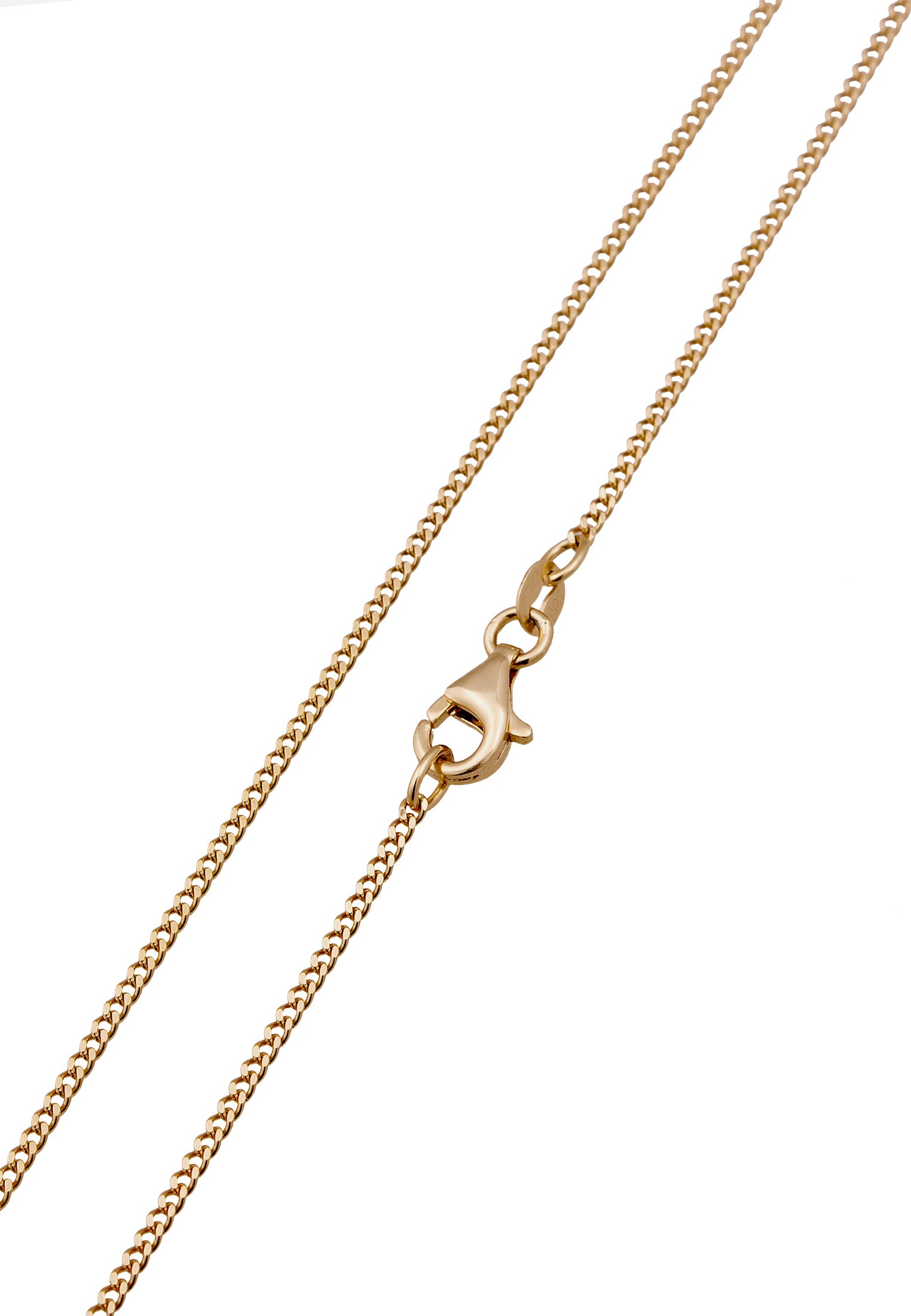 Nenalina Kette mit Anhänger »Halskette Frucht Orange Zirkonia 925 Sterling Silber vergoldet«