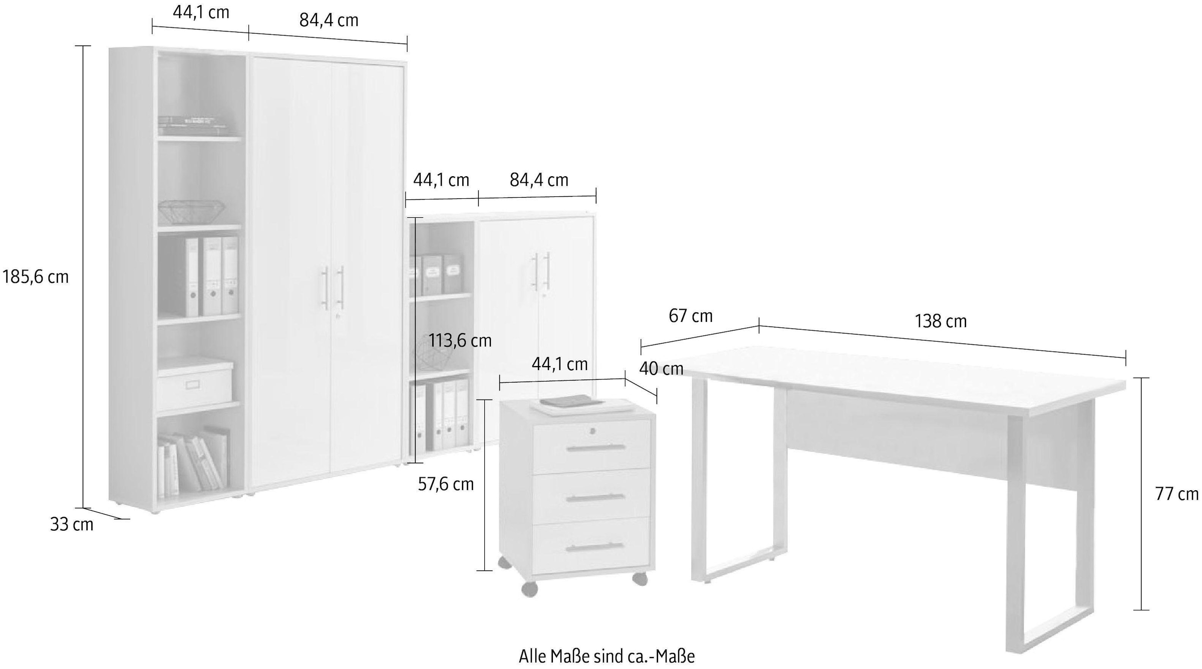BMG Möbel Büromöbel-Set