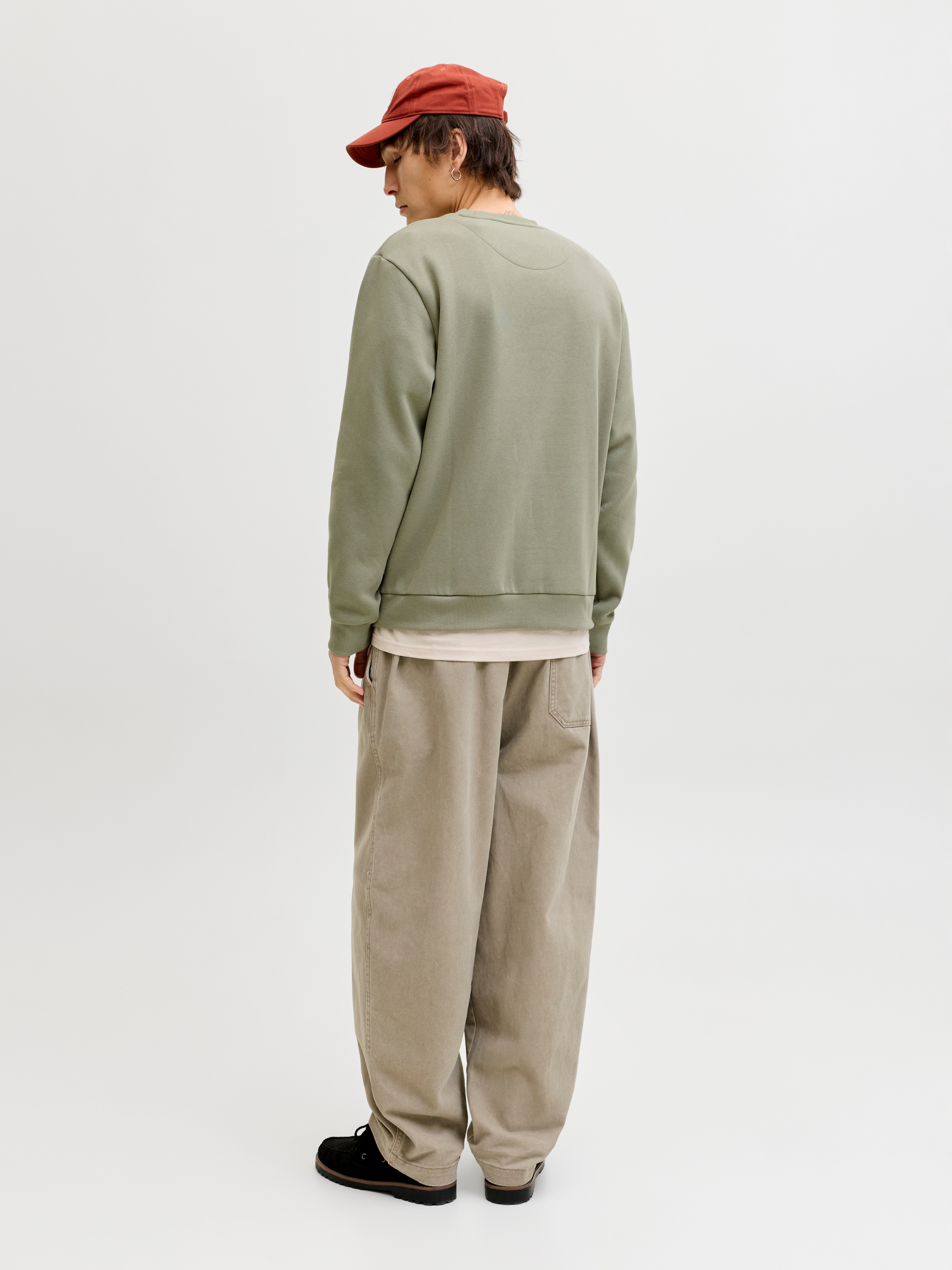 Jack & Jones Sweatshirt »JJESOHO SWEAT CREW NECK NOOS«, Baumwollmischung, relaxed fit
