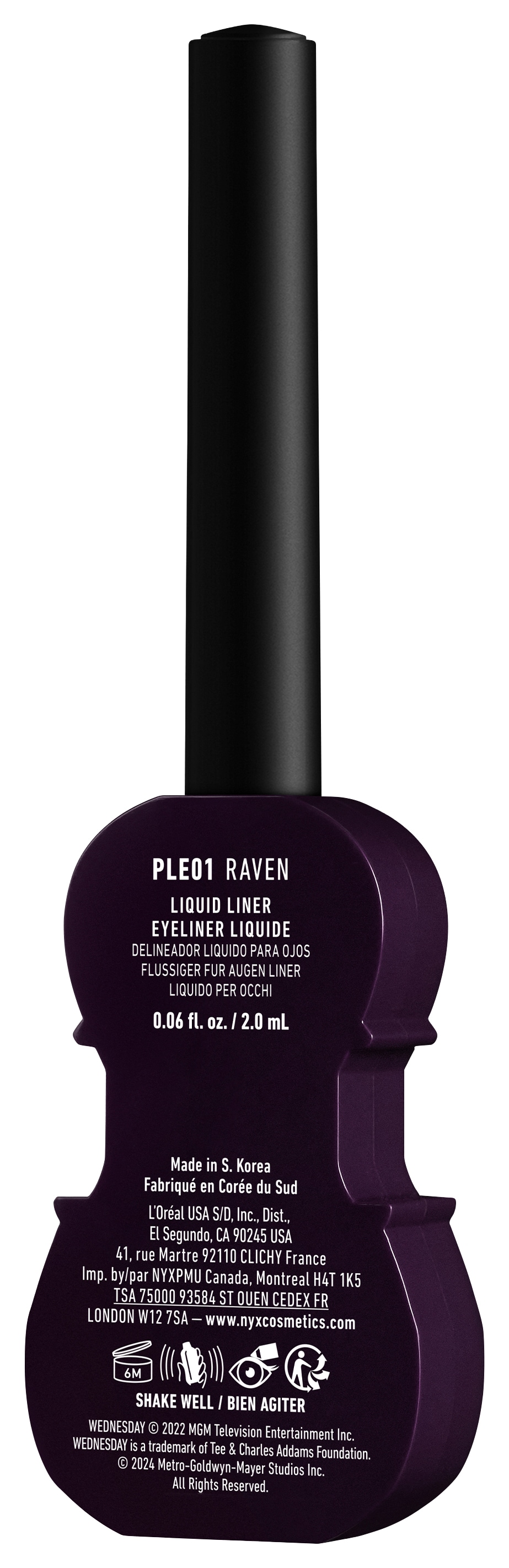 NYX PROFESSIONAL MAKEUP Eyeliner »Wednesday Cello Liquid Eyeliner«