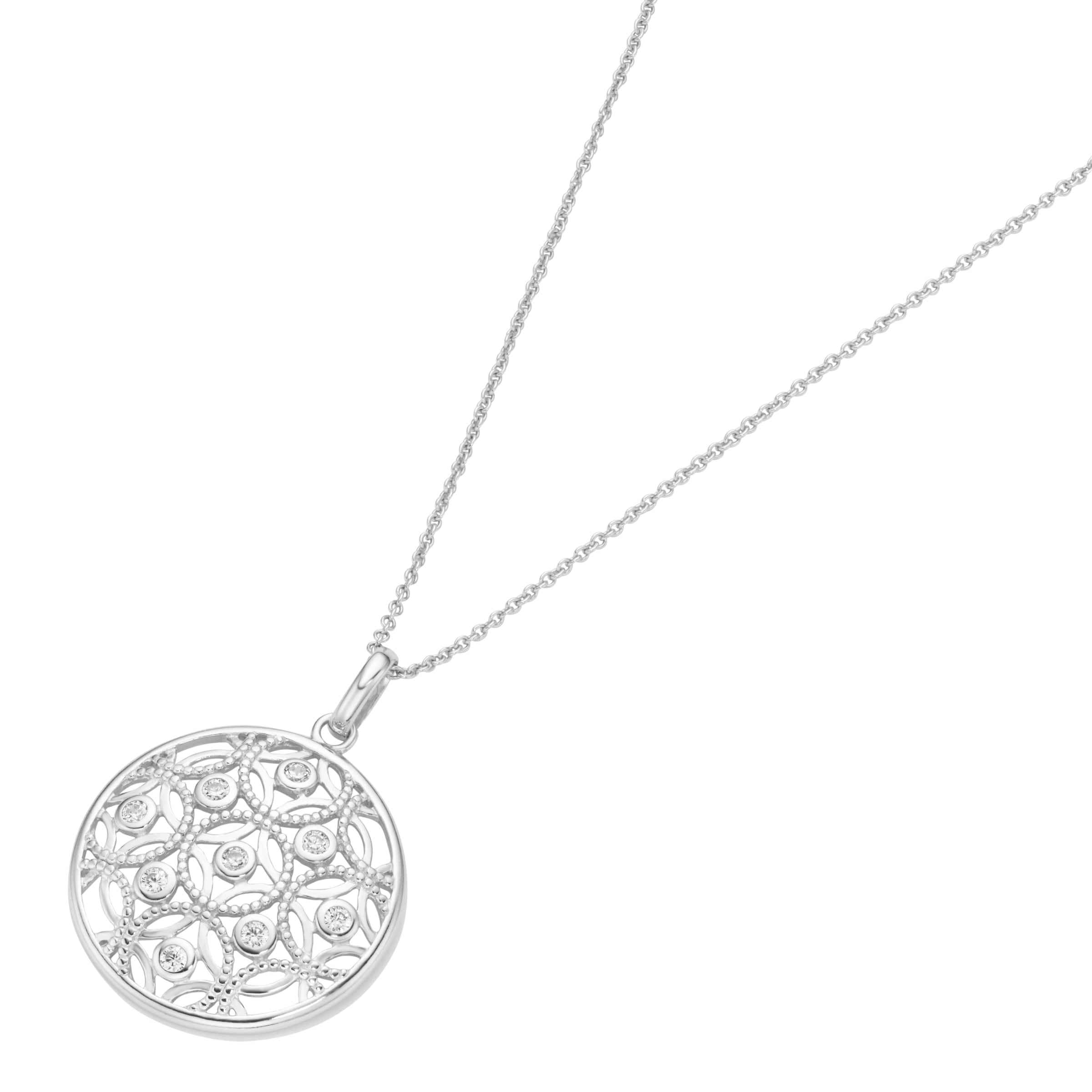 Smart Jewel Kette mit Anhänger »Kette rund, Ornamente, Silber 925«