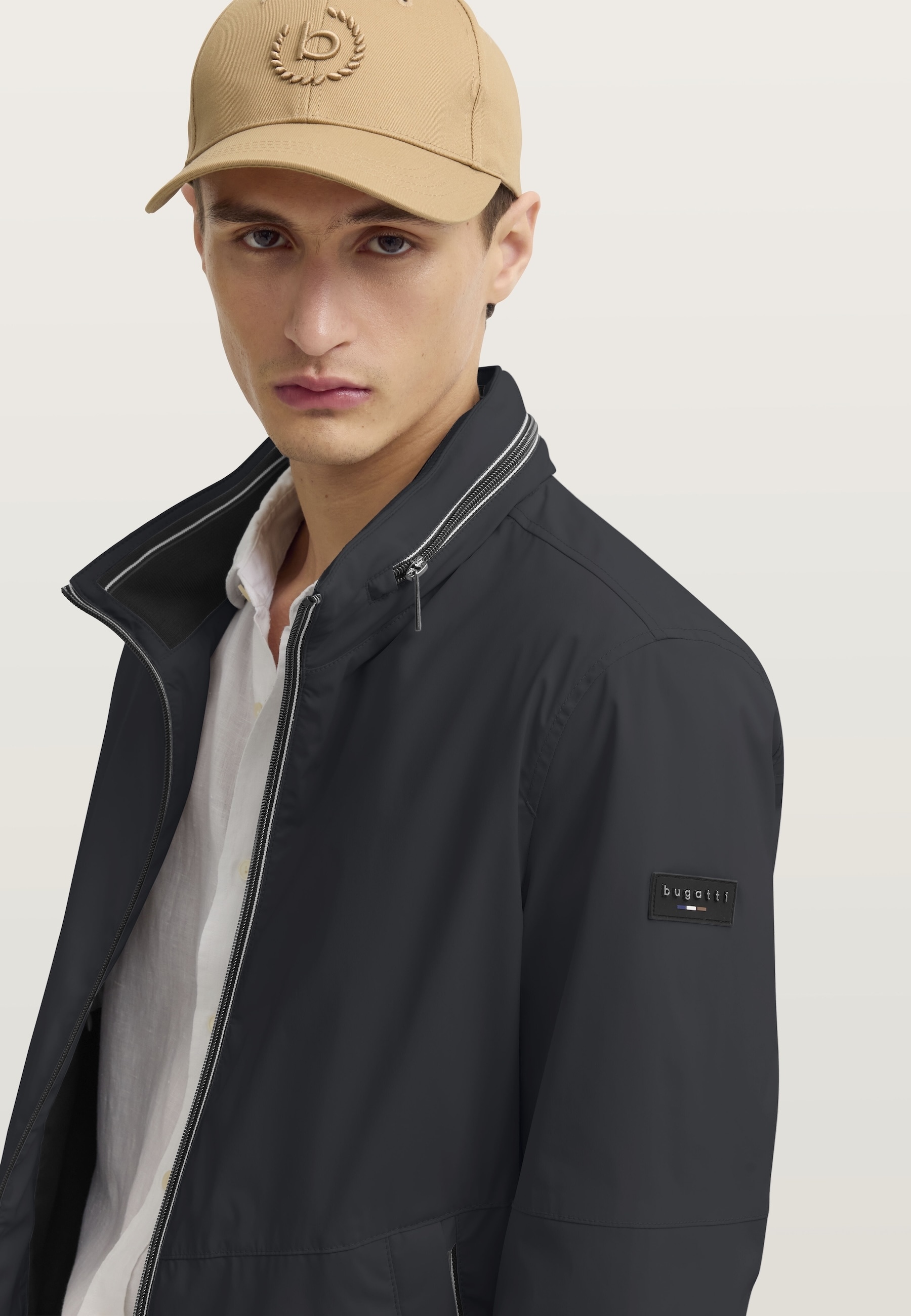 bugatti Blouson »DynamicSeries« Regular Fit wasserabweisend mit Kapuze