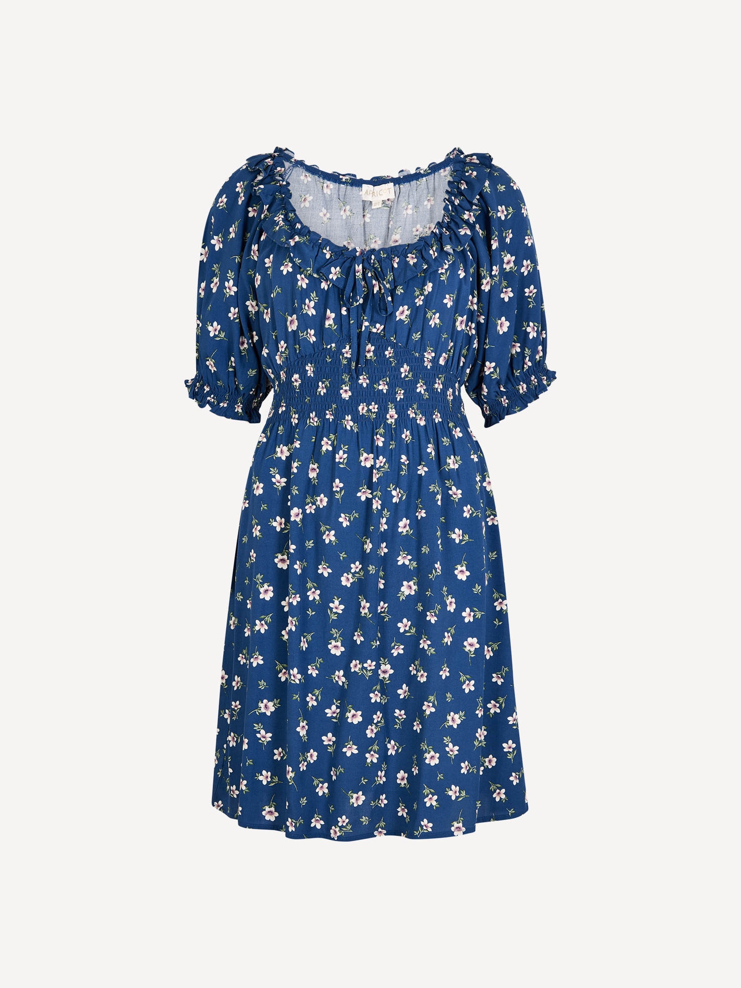 Apricot Minikleid »Minikleid« mit Blumenrüschen