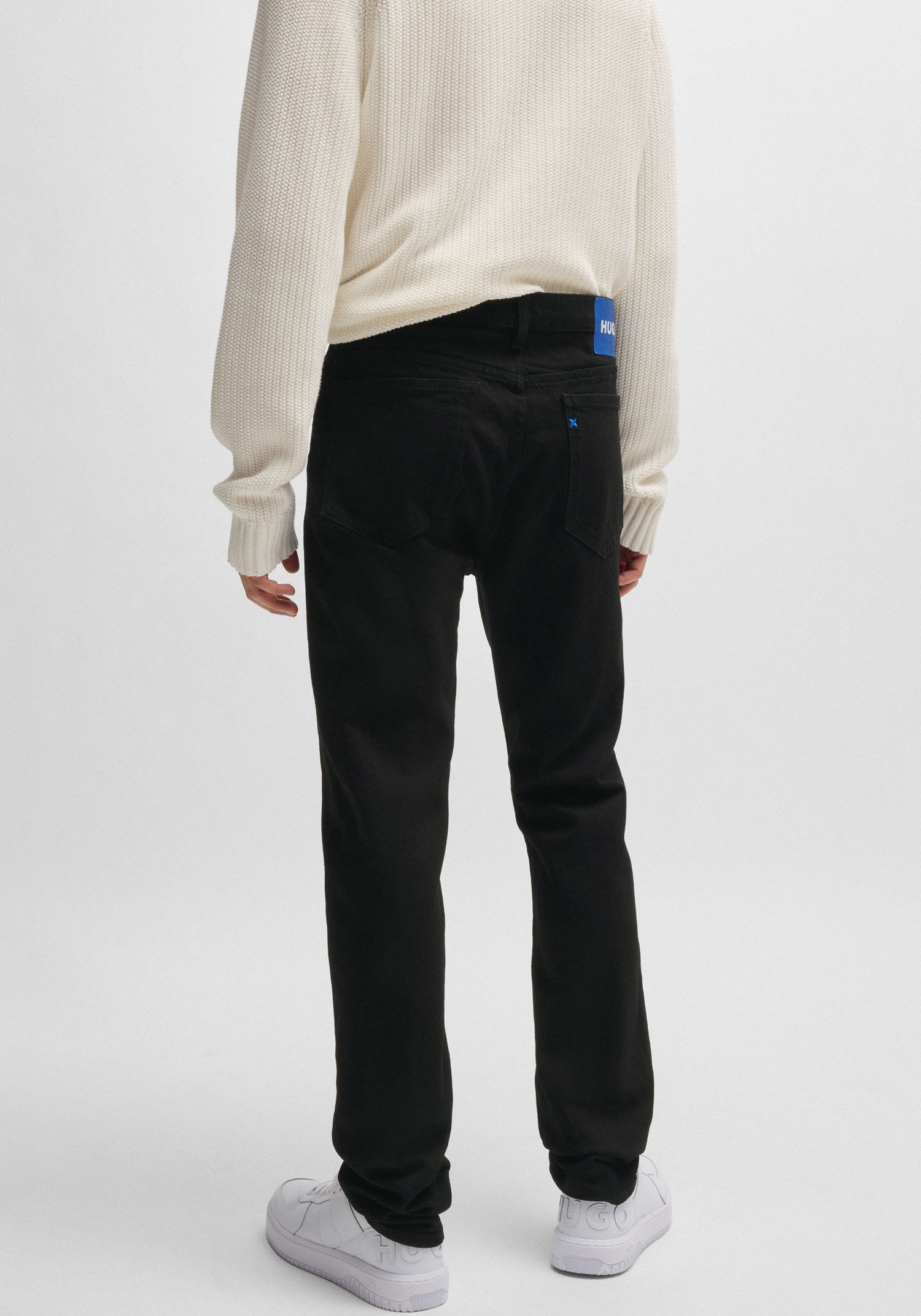HUGO Blue Slim-fit-Jeans »Ash«, mit Stone-washed-Finish