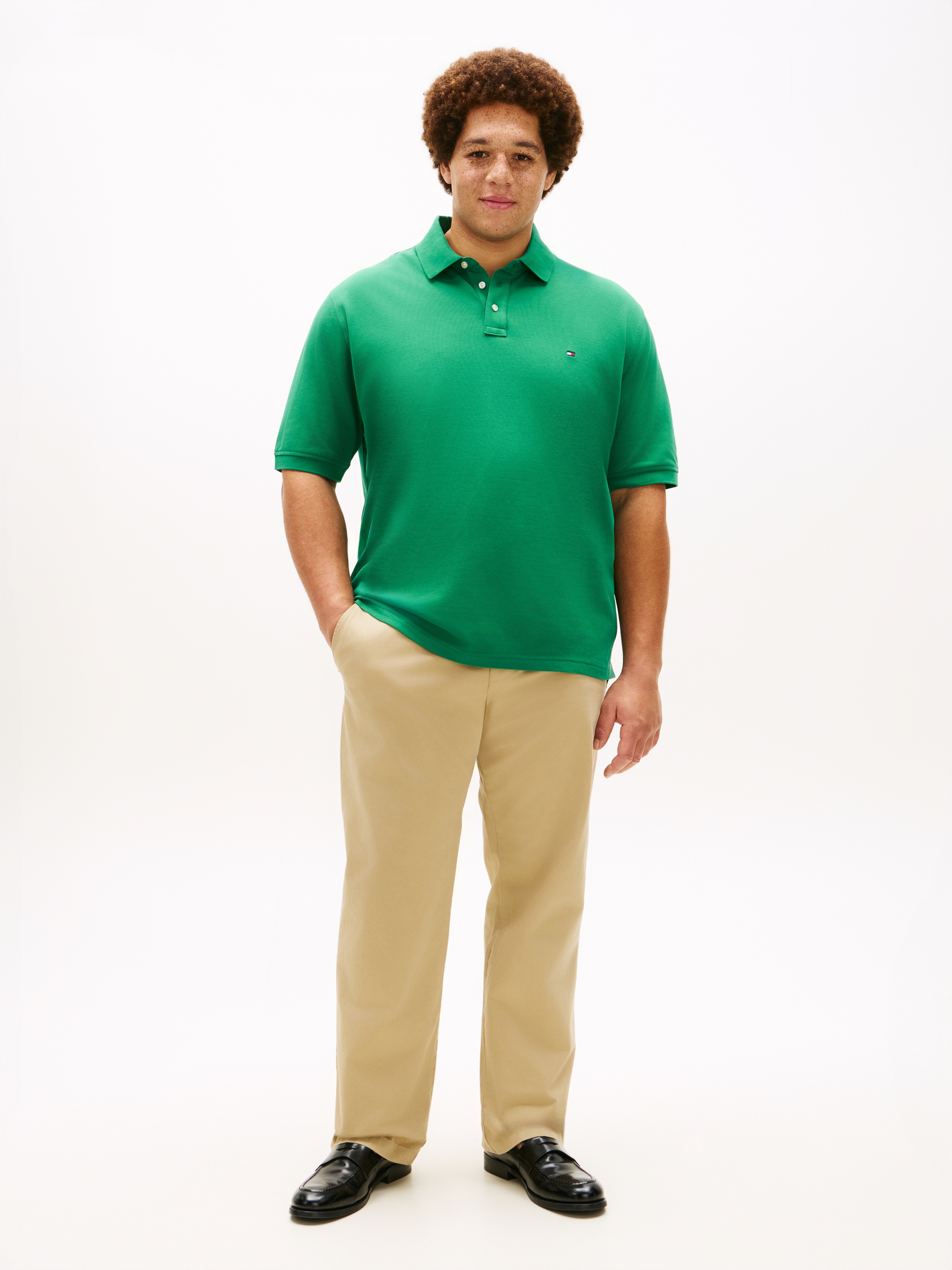 Tommy Hilfiger Big & Tall Poloshirt »1985 - REGULAR« elastisch, Regular Fit für große Größen